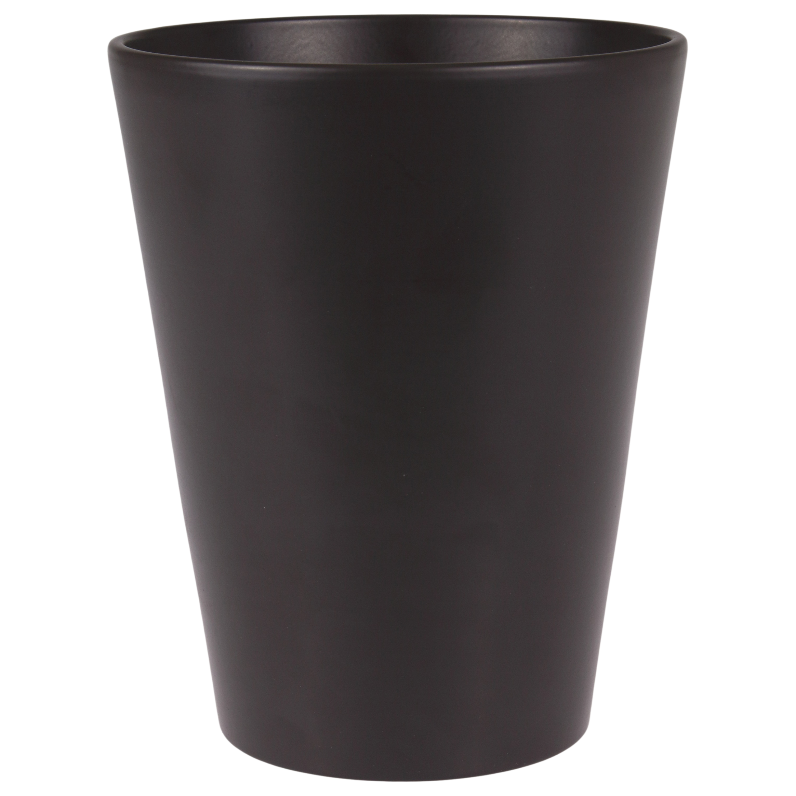 Osłonka doniczki ceramiczna Calypso 13cm antracytowa Cermax