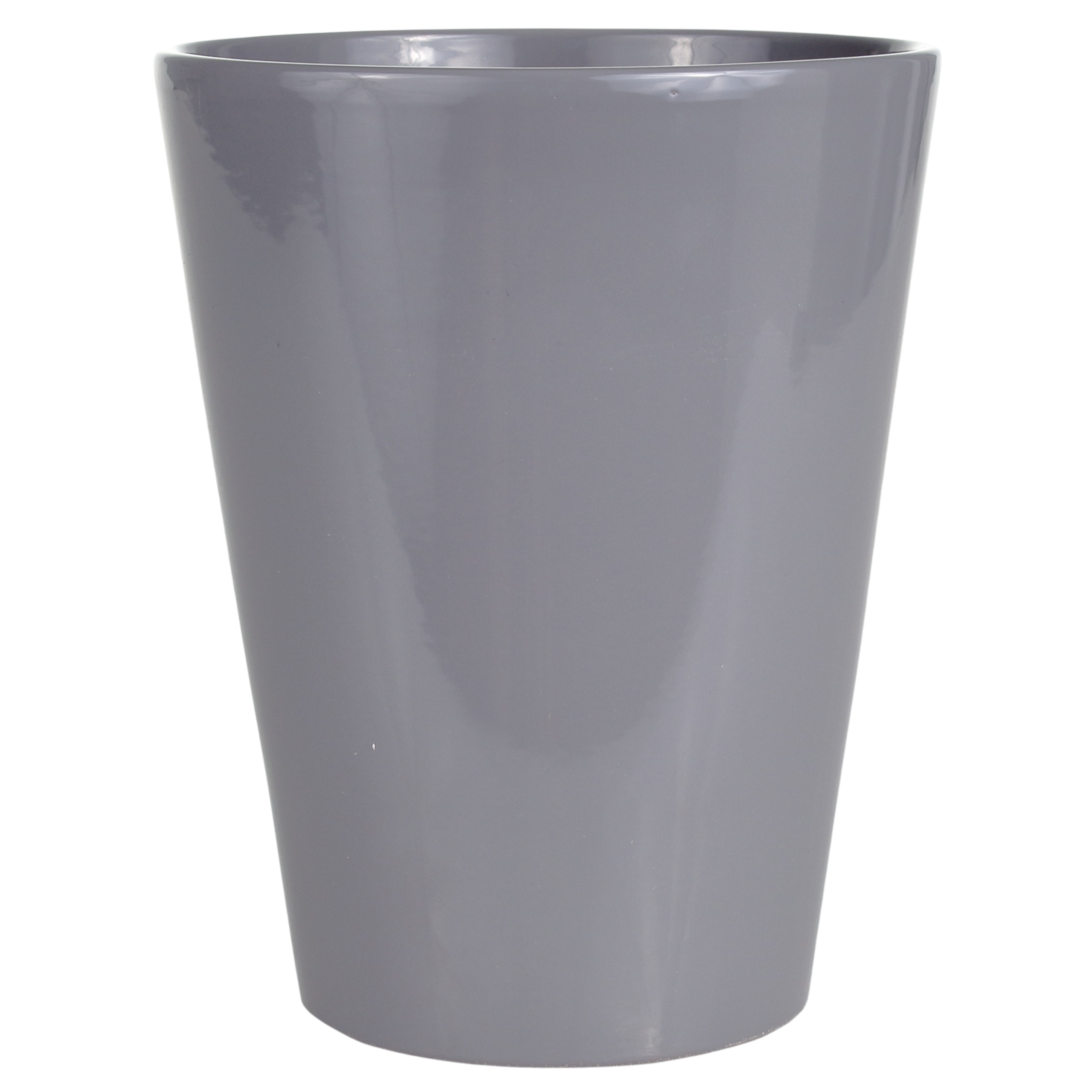 Osłonka doniczki ceramiczna Calypso 13cm szara Cermax