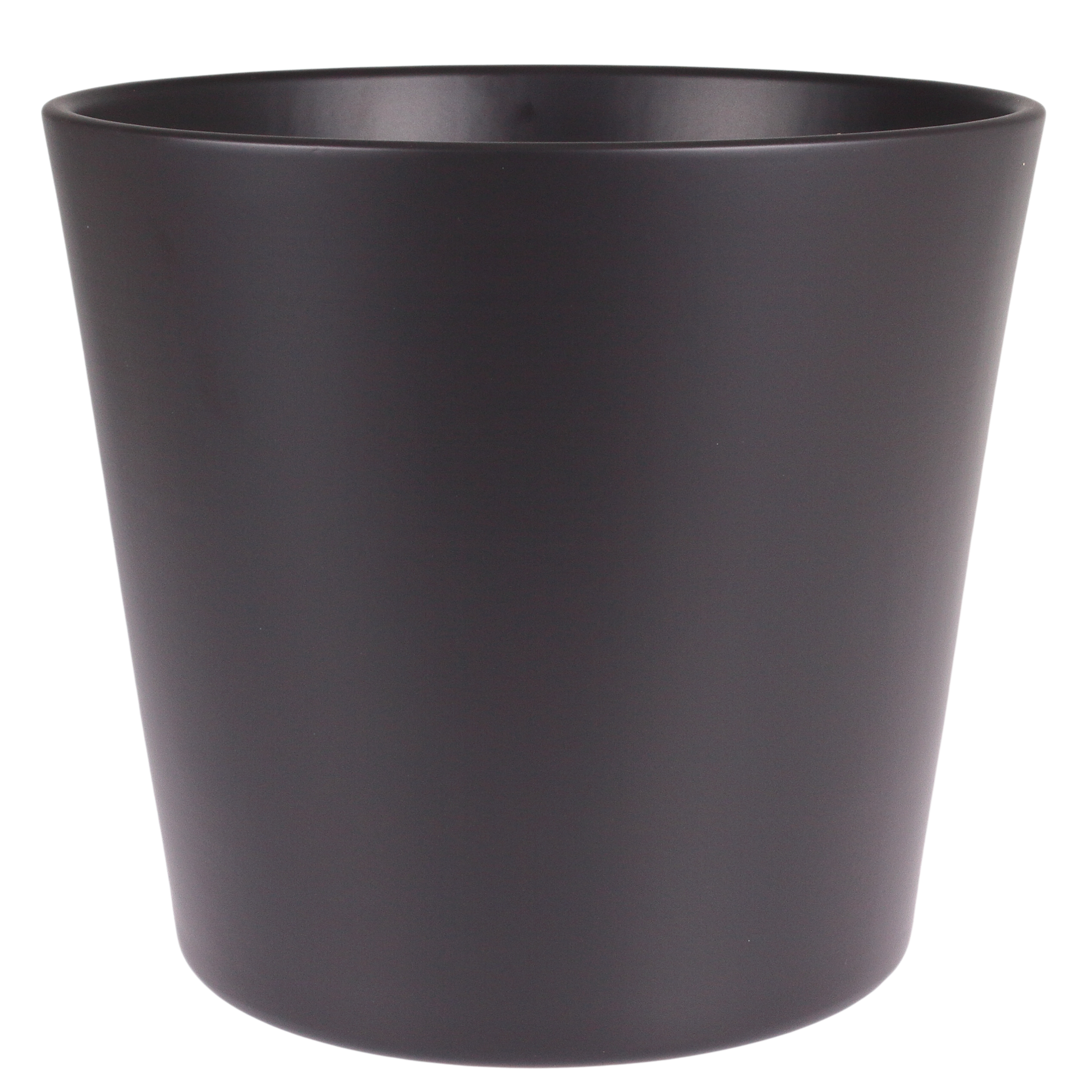 Osłonka doniczki ceramiczna Prymula 11.5cm antracytowa Cermax