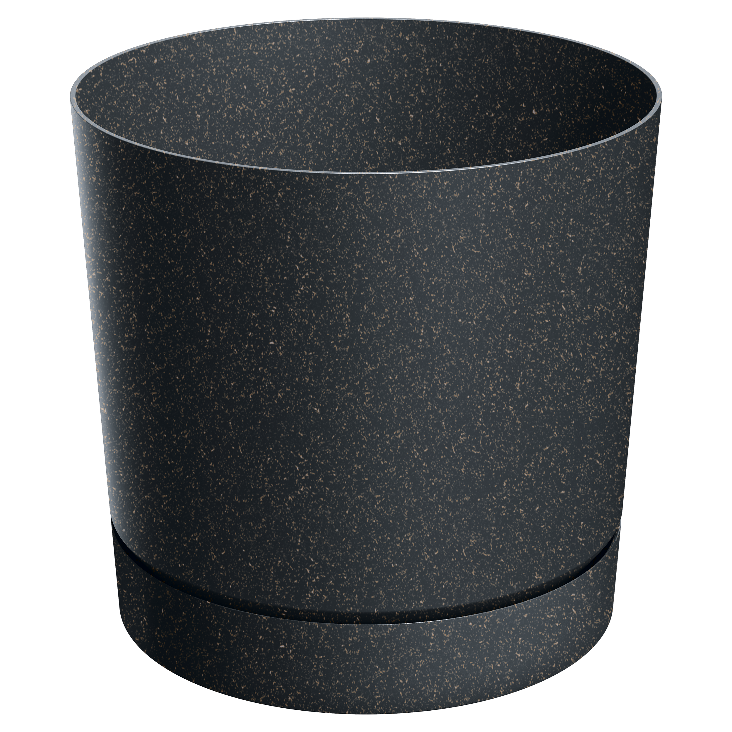 Doniczka Tubo 24cm antracytowa ziarnisty efekt Prosperplast