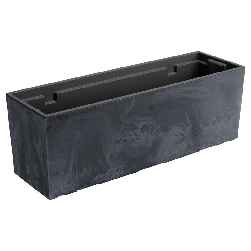 Skrzynka balkonowa na balustradę Urbi 58x18x19,5cm antracyt Prosperplast