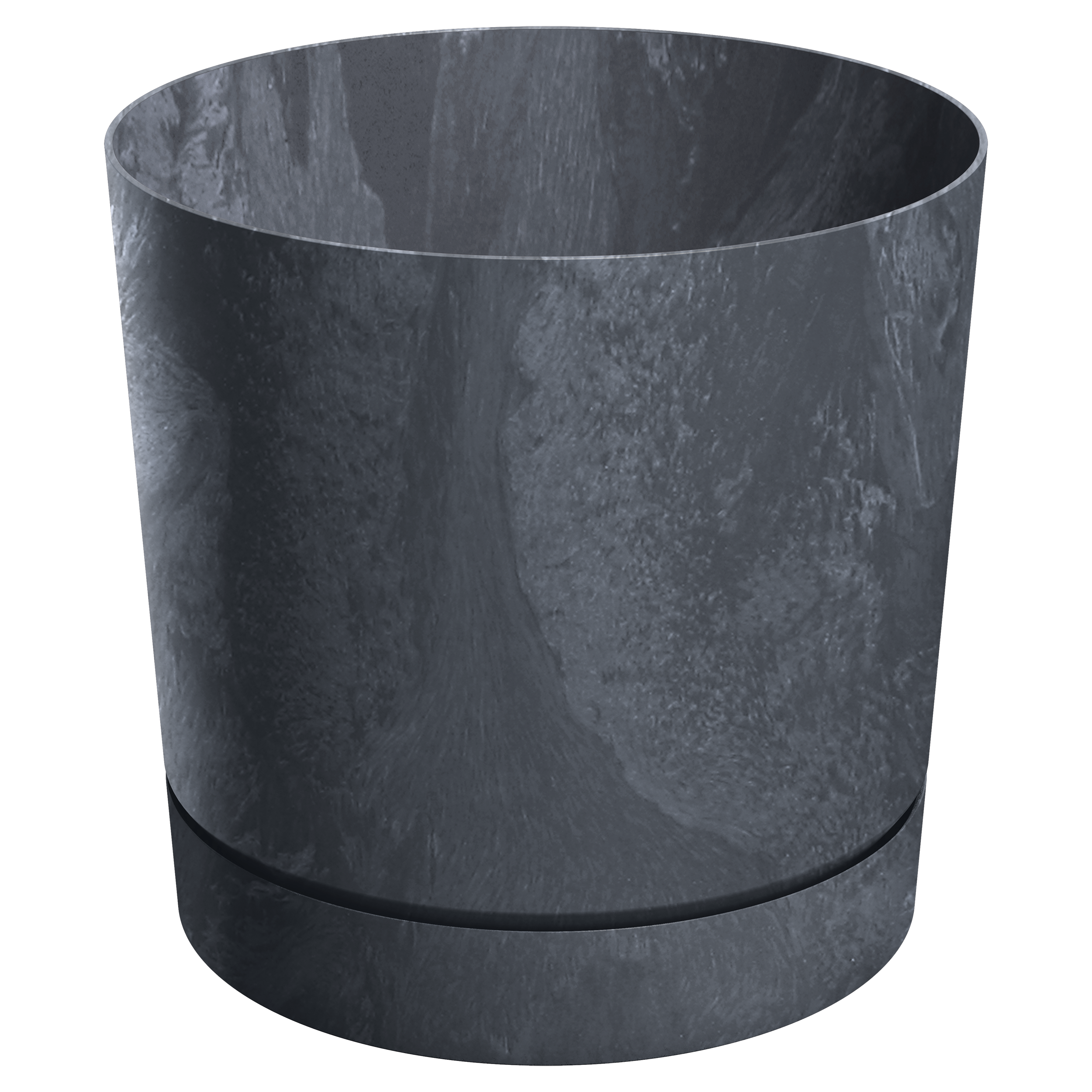 Doniczka Tubo 20cm antracytowa efekt betonu Prosperplast