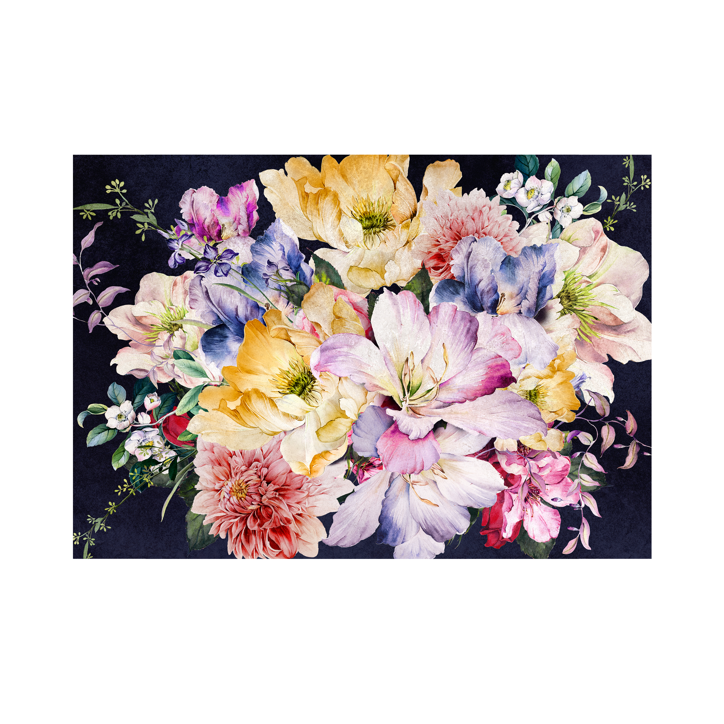 Mural Bouquet kwiaty bukiet 400 x 280 cm struktura Art