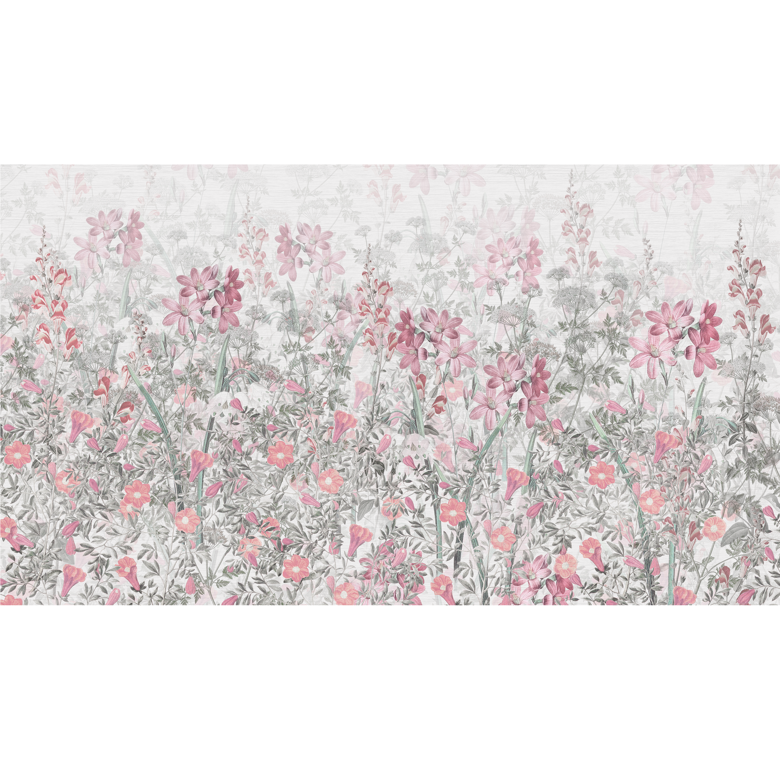 Mural Pink Herbs zioła różowe 500 x 280 cm struktura Art