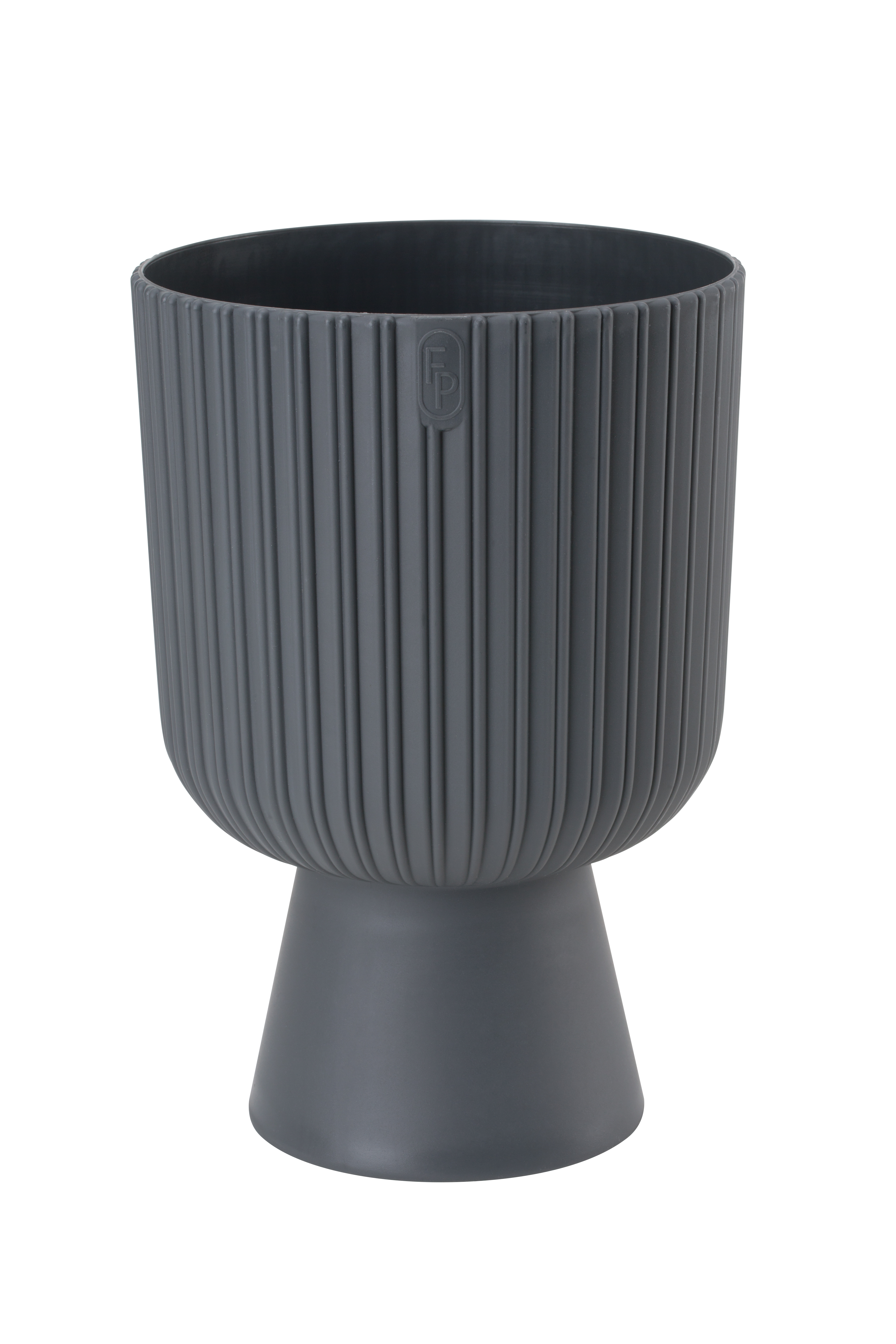 Osłonka doniczki Keli Mika 18 cm antracytowa Form-Plastic