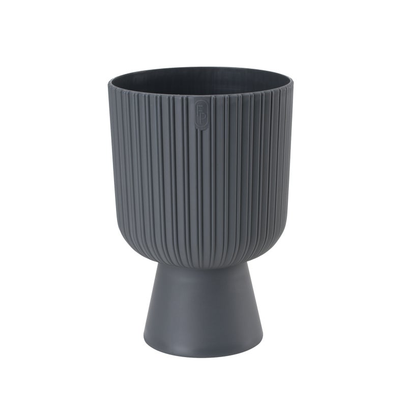 Osłonka doniczki Keli Mika 18 cm antracytowa Form-Plastic