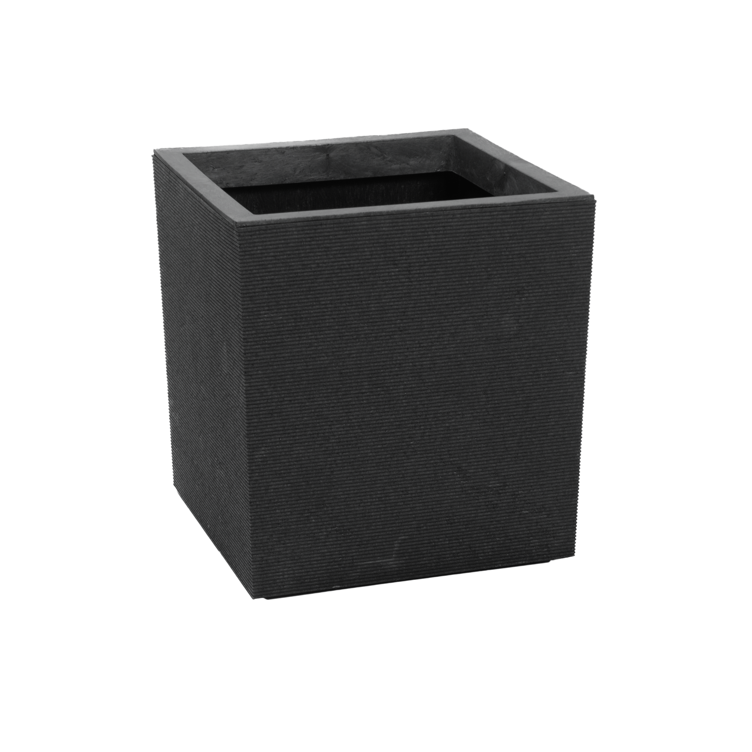 Donica gumowa Horizon Planter 36x36 cm czarna Tierra Verde