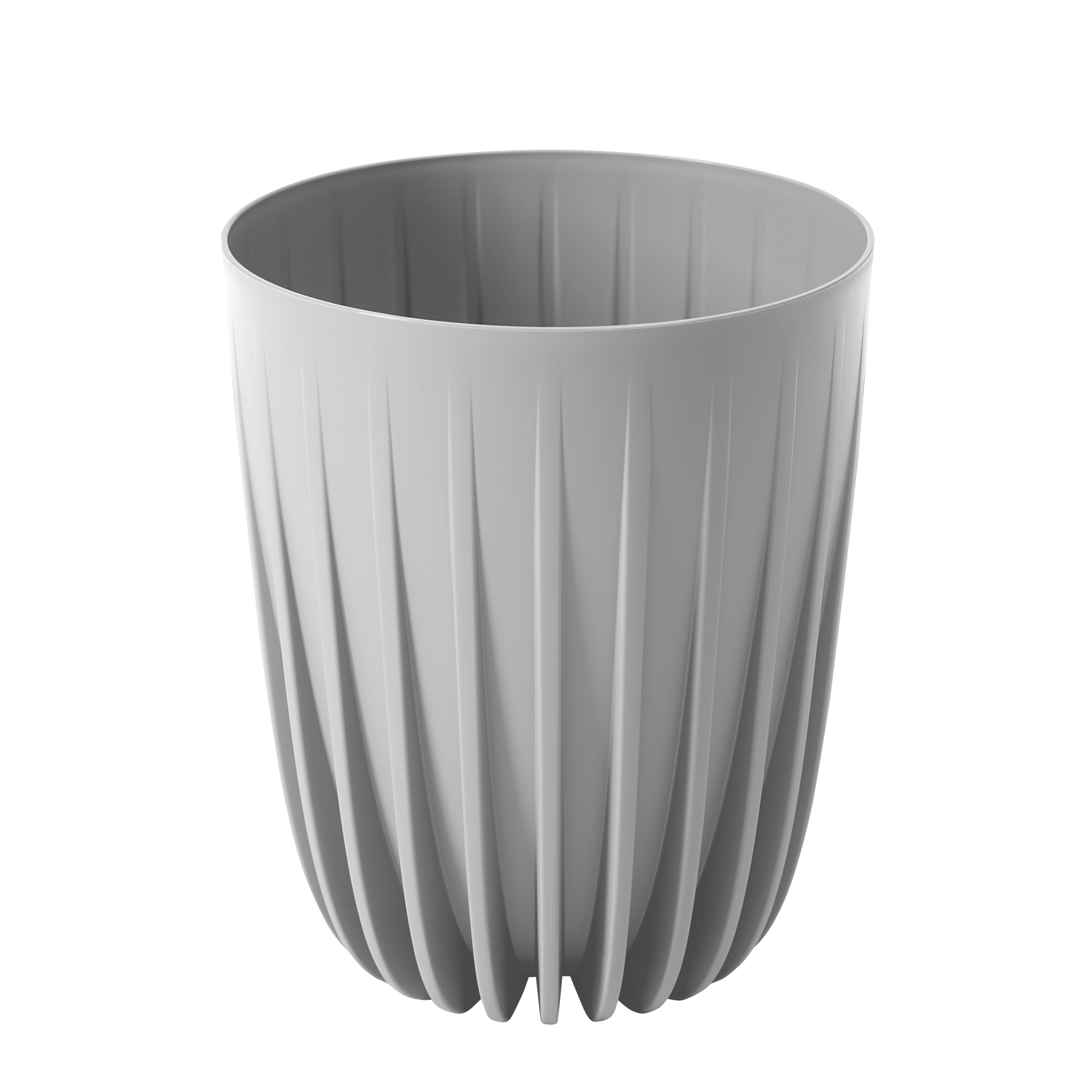 Doniczka plastikowa Mira śr.30 cm szara Lamela
