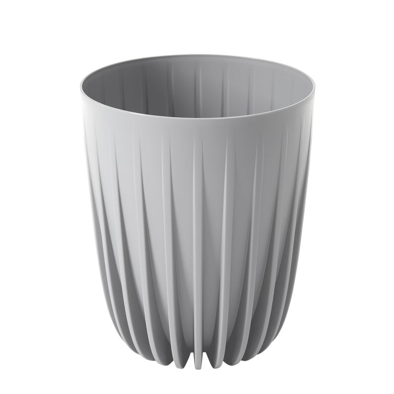 Doniczka plastikowa Mira śr.19 cm szara Lamela
