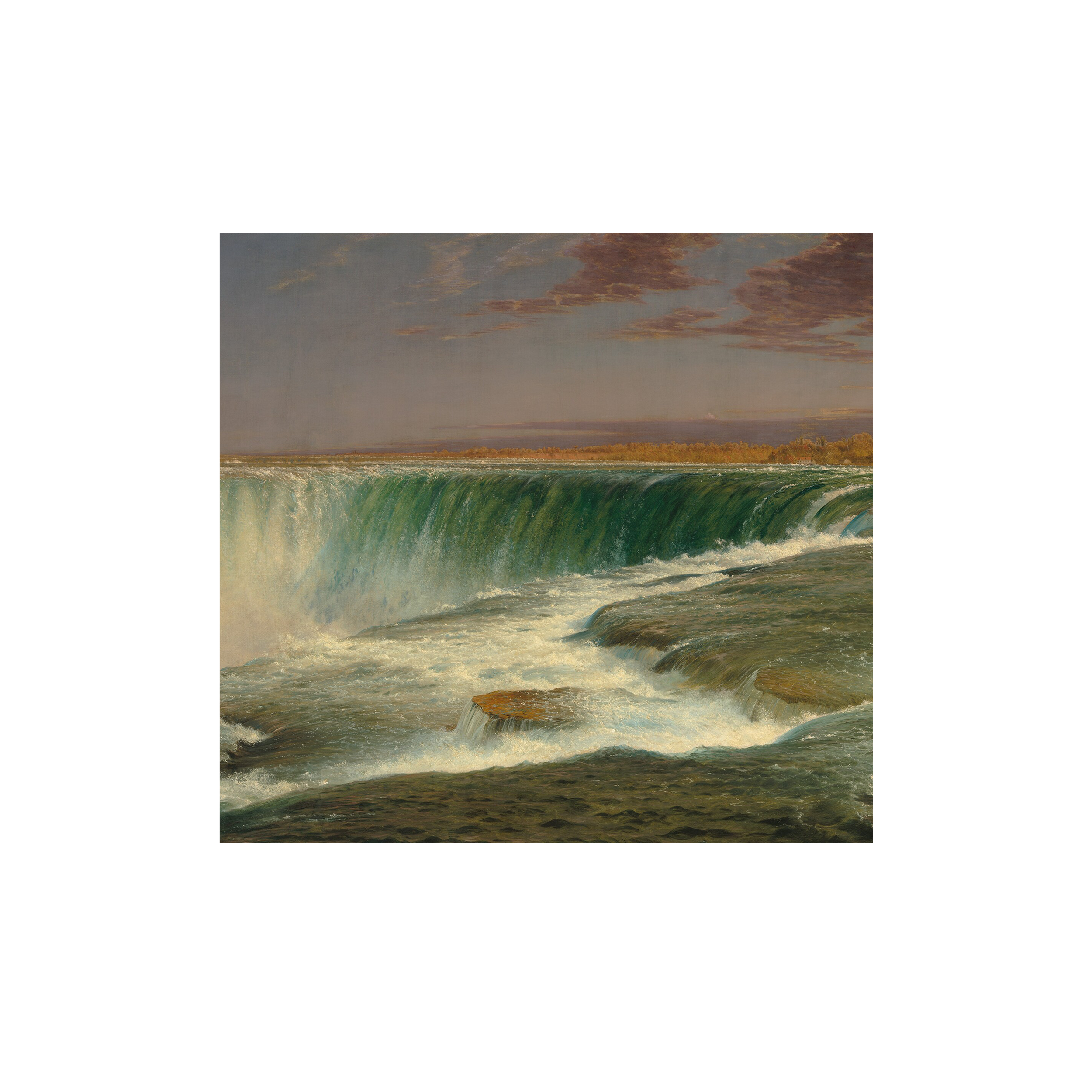 Mural Niagara pejzaż wodospad 300 x 280 cm struktura Art