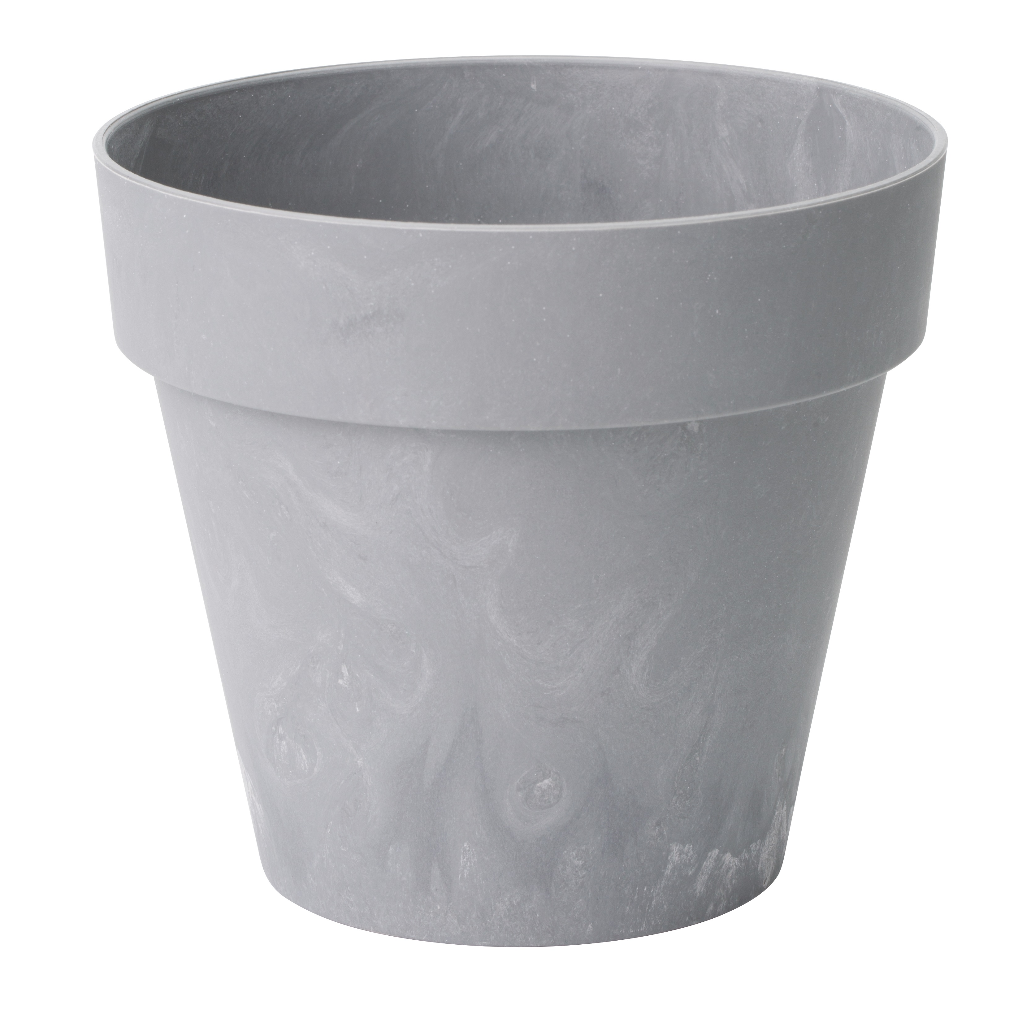 Osłonka doniczki Ibiza 18 cm jasny beton Form-Plastic