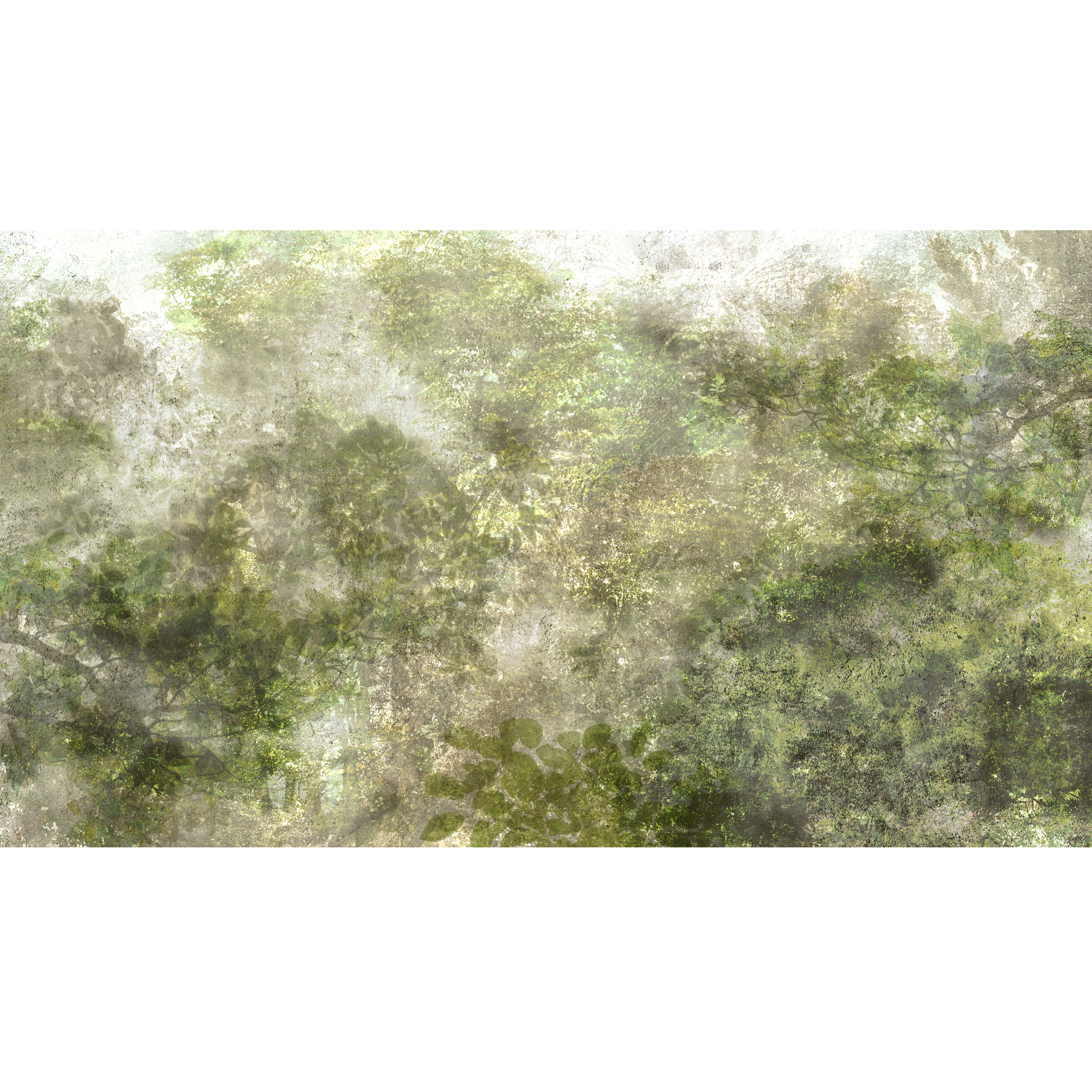 Mural Grove zieleń lasu 500 x 280 cm struktura Art