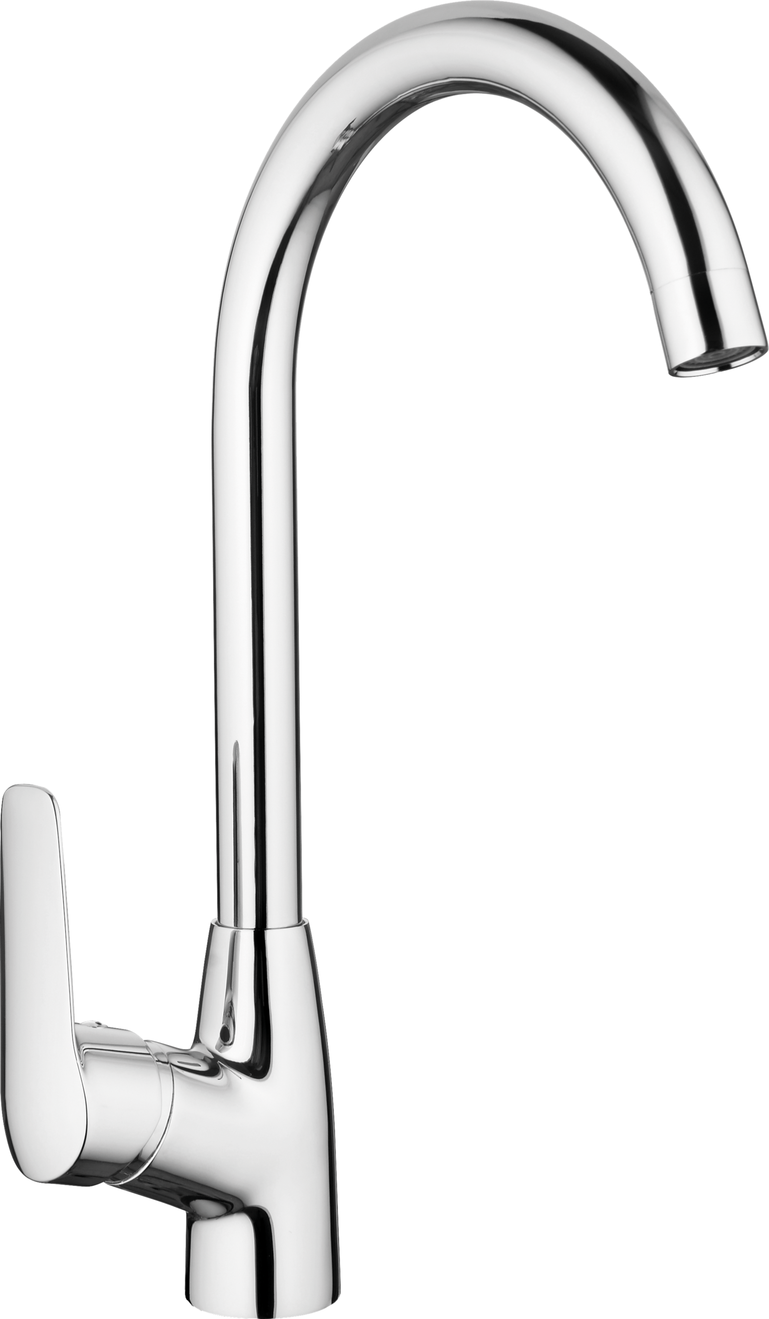 Bateria kuchenna Boro Chrom wylewka U 34 cm Neo Deante