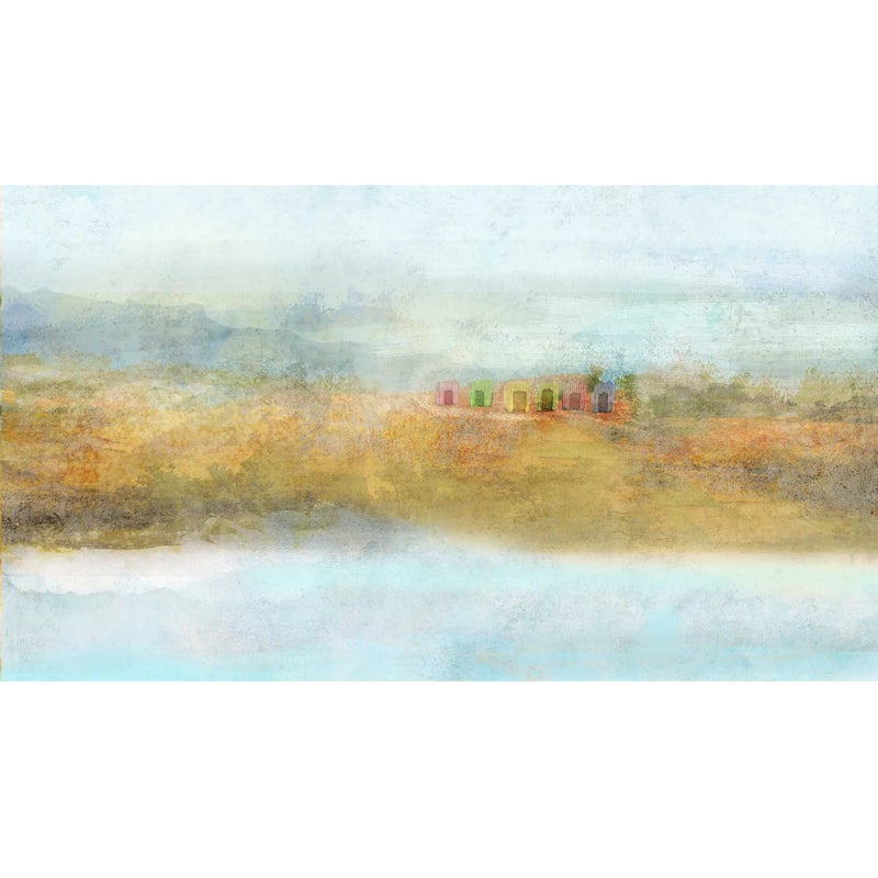 Mural Beach plaża akwarela 500 x 280 cm struktura Art