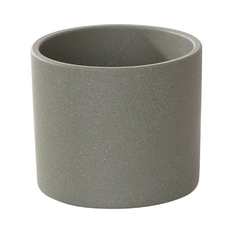 Osłonka doniczki ceramiczna Walec 15cm khaki Ceramik