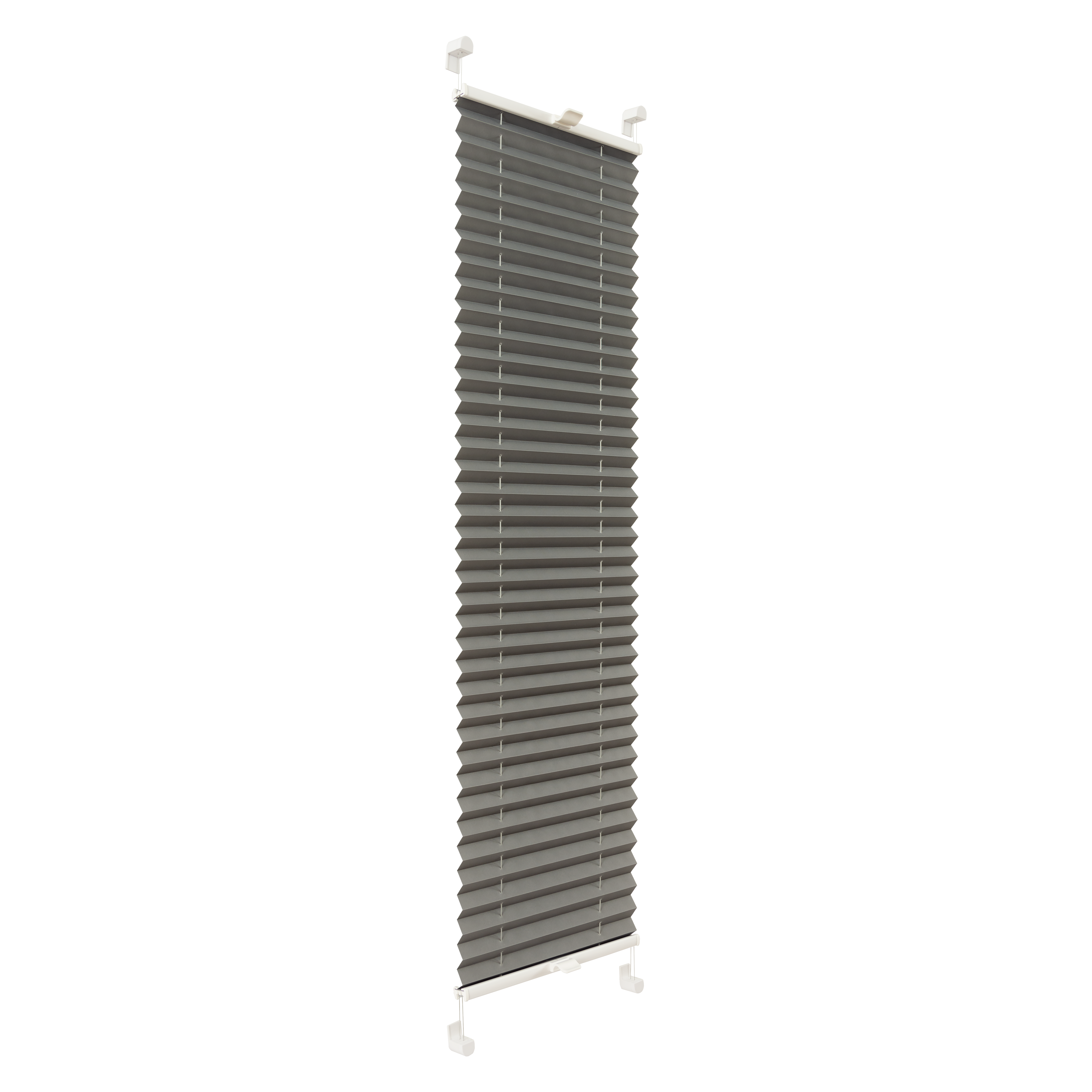 Roleta plisowana Basic 1012 Srebro 80 x 220 cm ciemnoszara