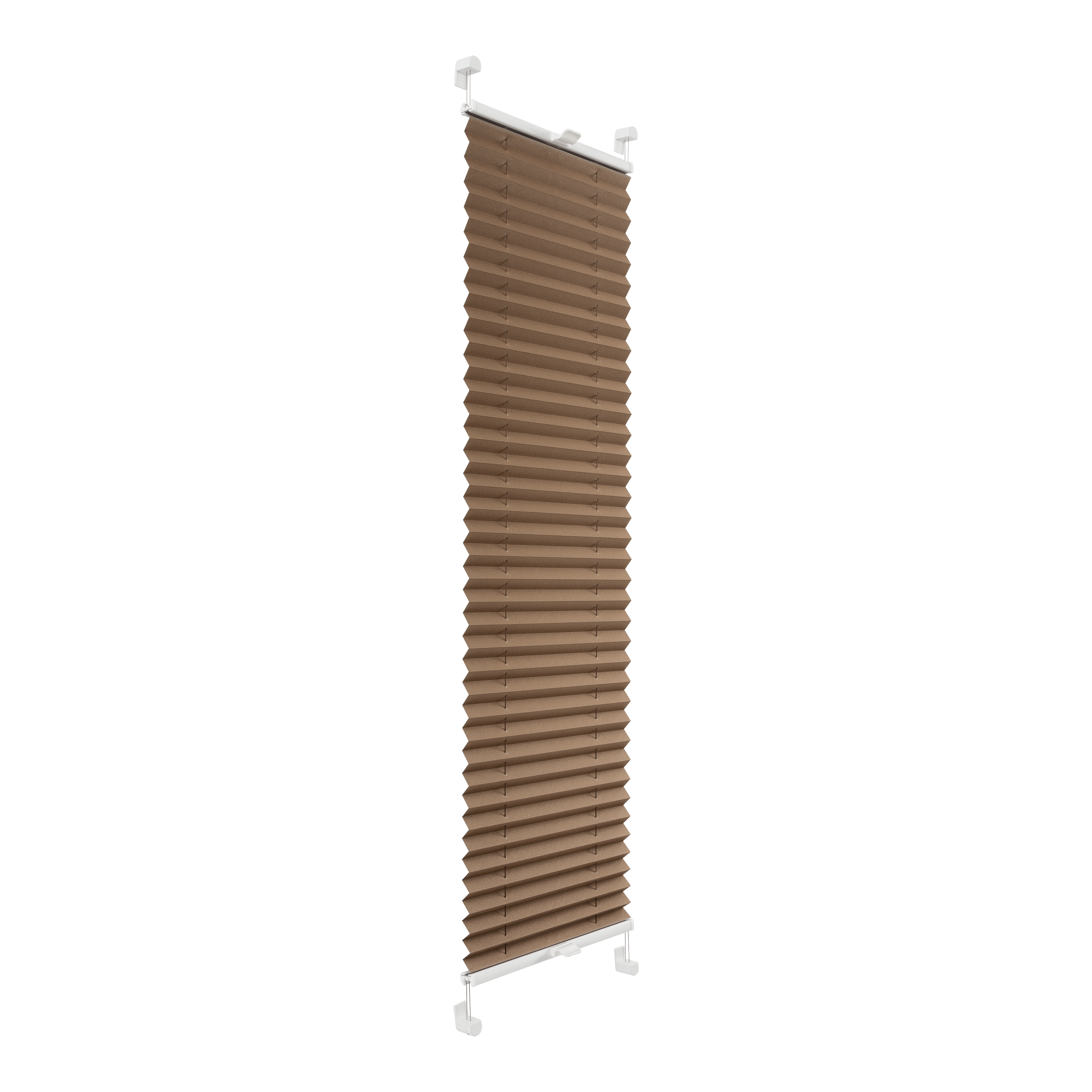 Roleta plisowana zaciemniająca Cappuccino 42 x 120 cm termoizolacyjna