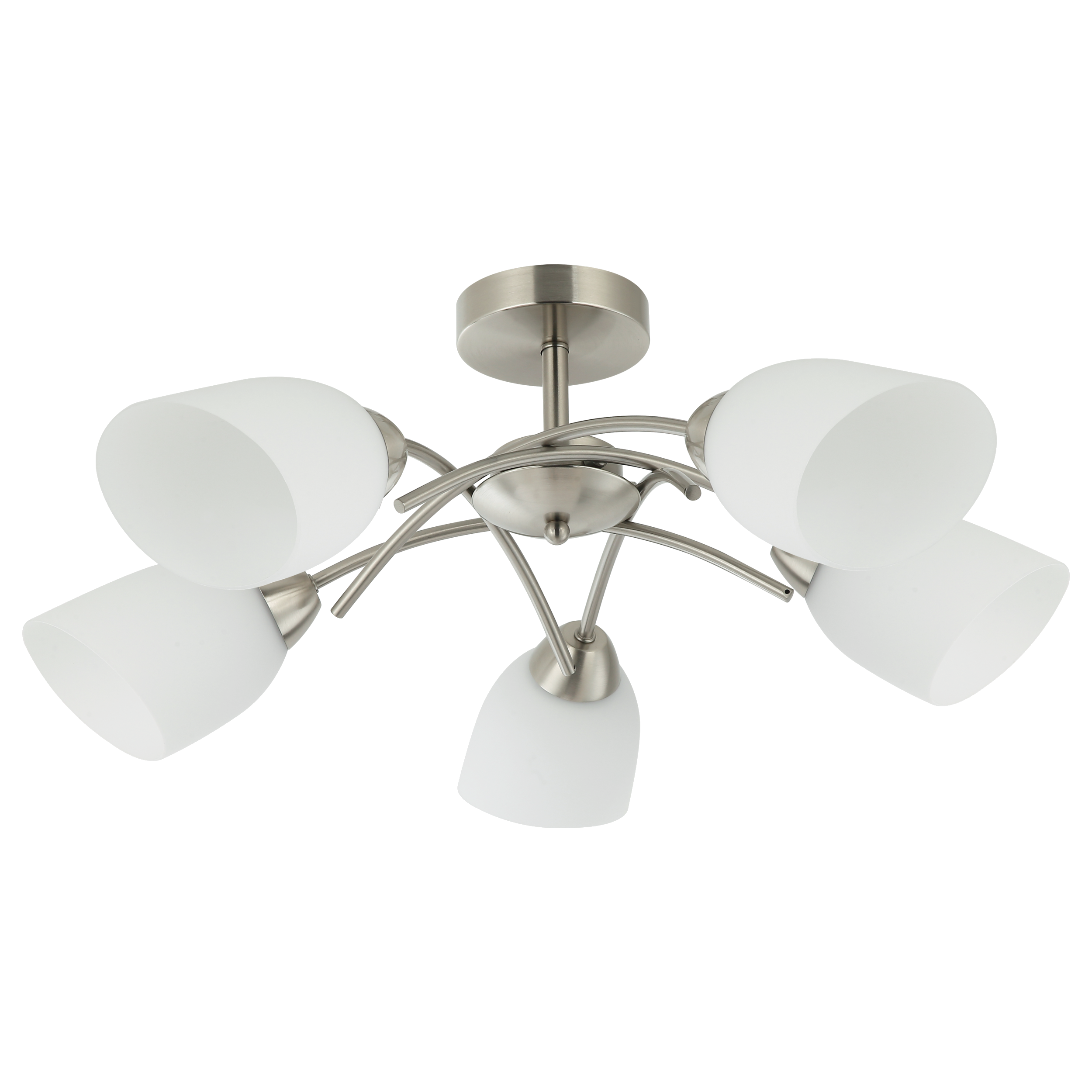 Lampa sufitowa Donna nikiel 5 x E27 Lamkur