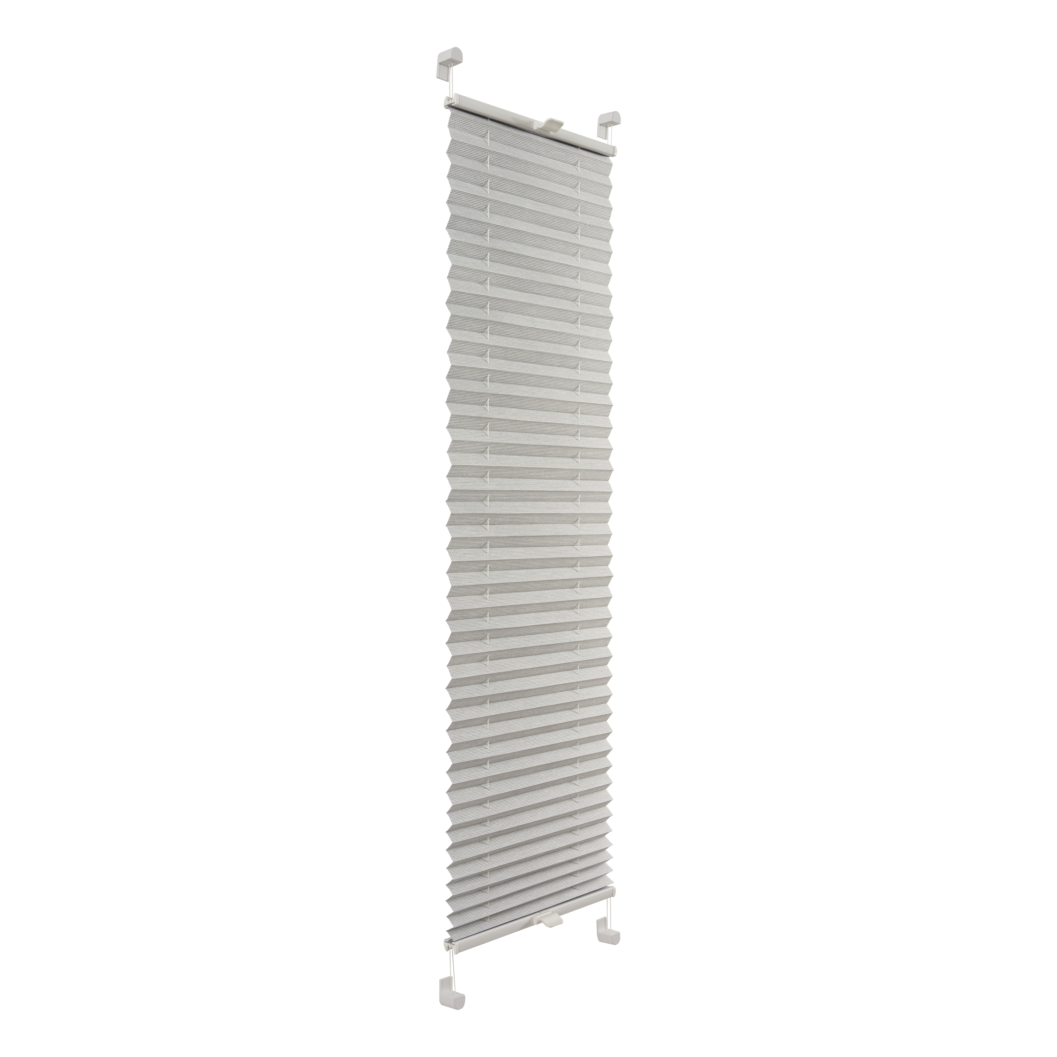 Roleta plisowana Drewnopodobna Srebro 42 x 120 cm