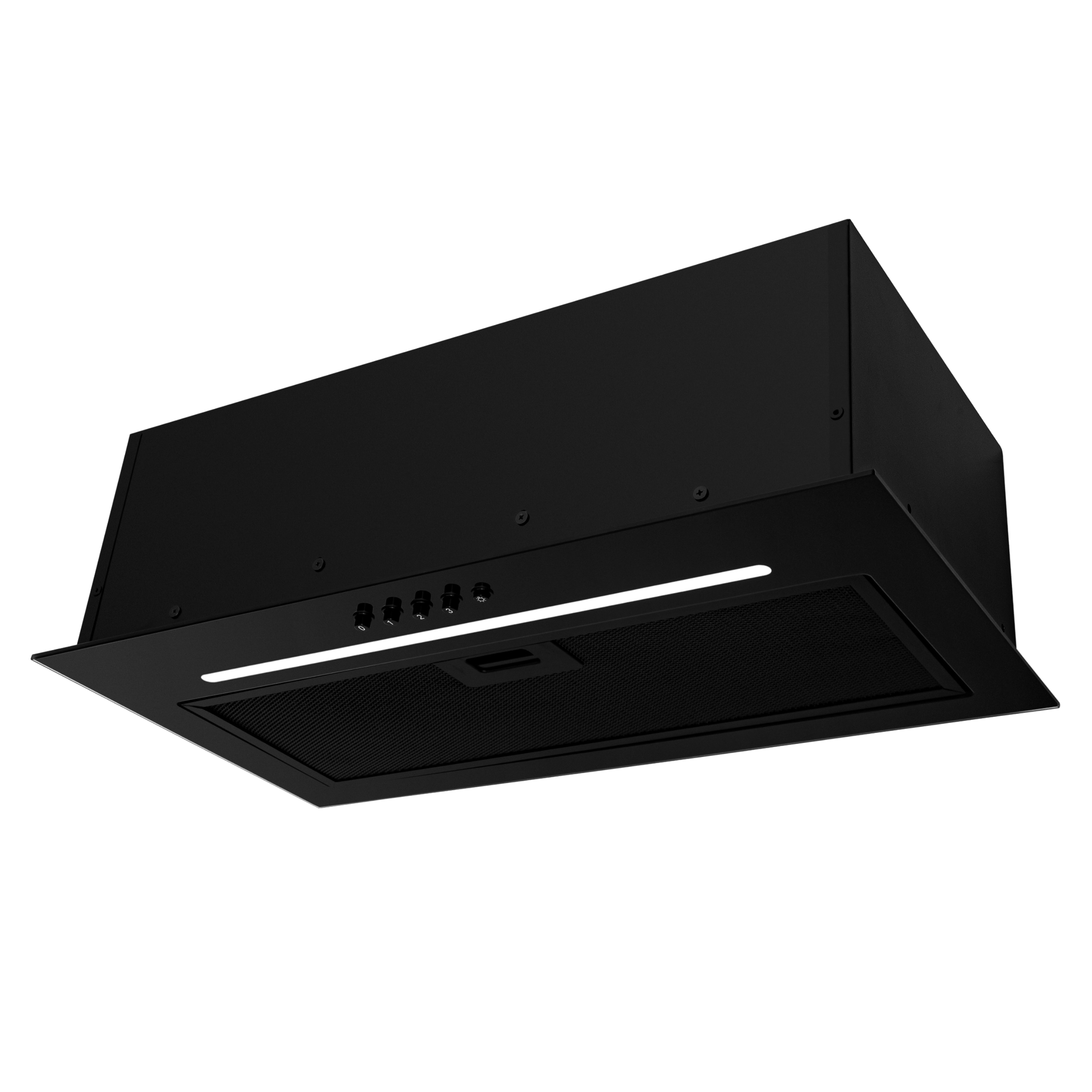 Okap podszafkowy Top-Box 60 cm czarny VDB