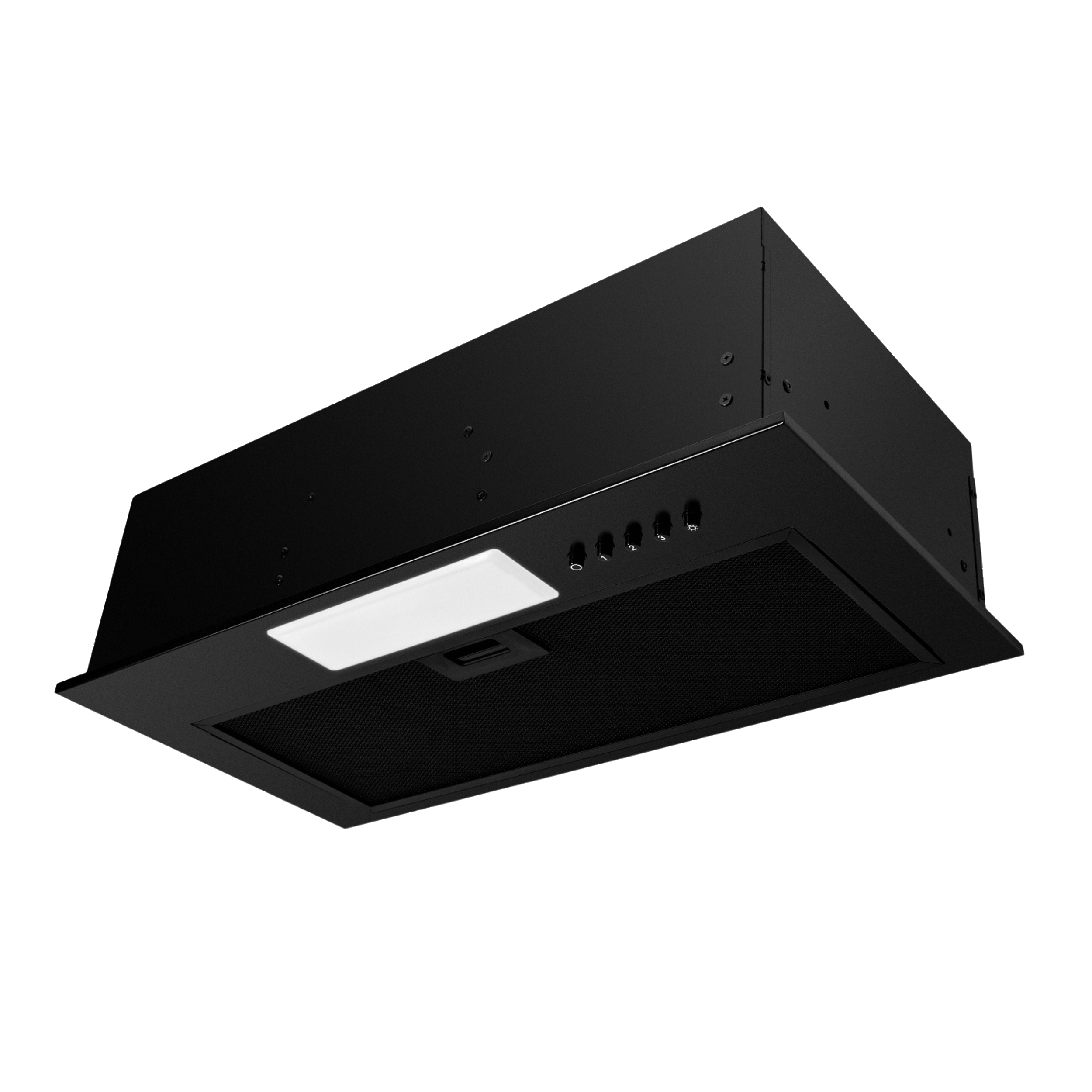 Okap podszafkowy E-Box czarny 60 cm VDB