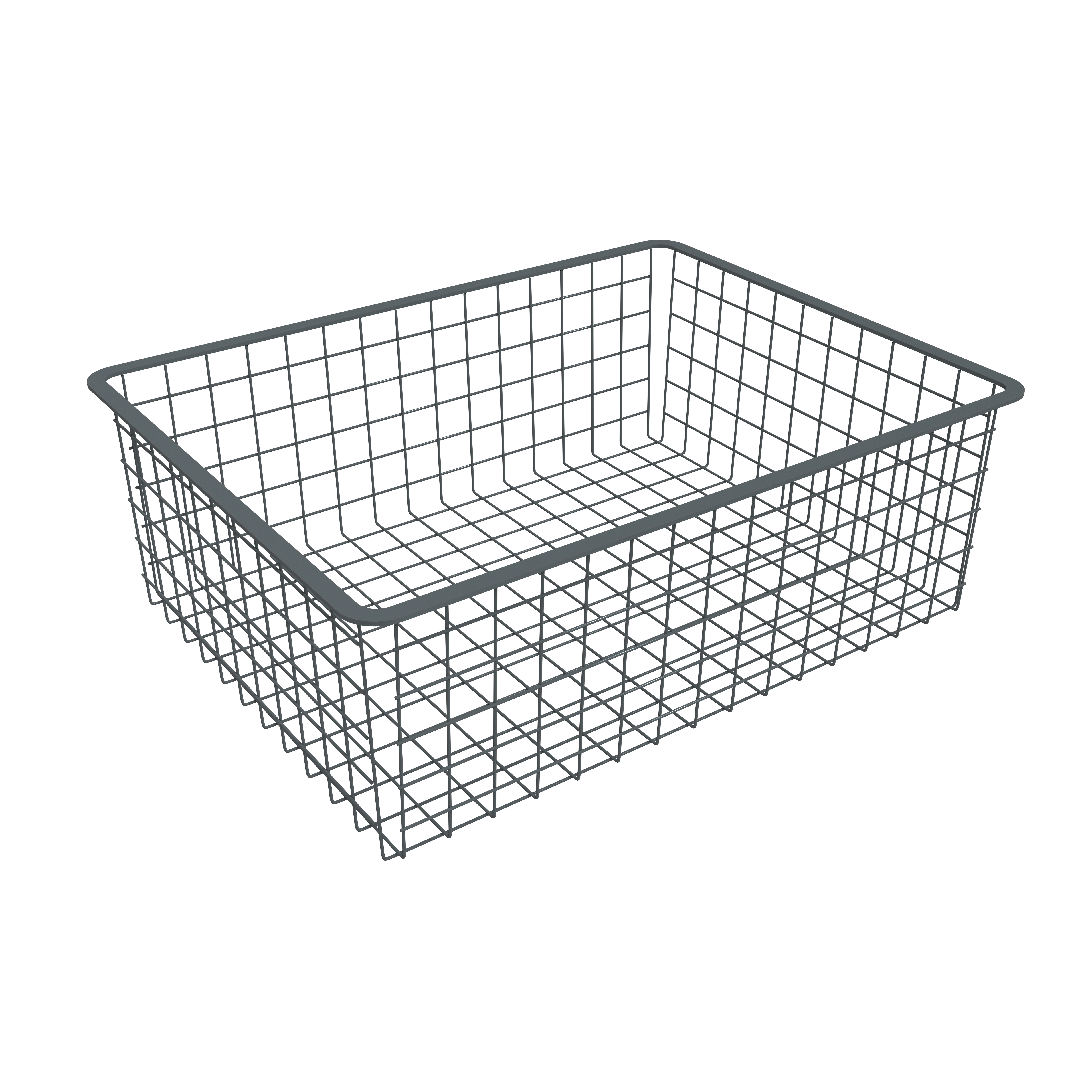 Kosz wysuwany druciany ARWL 185 antracytowy Integri