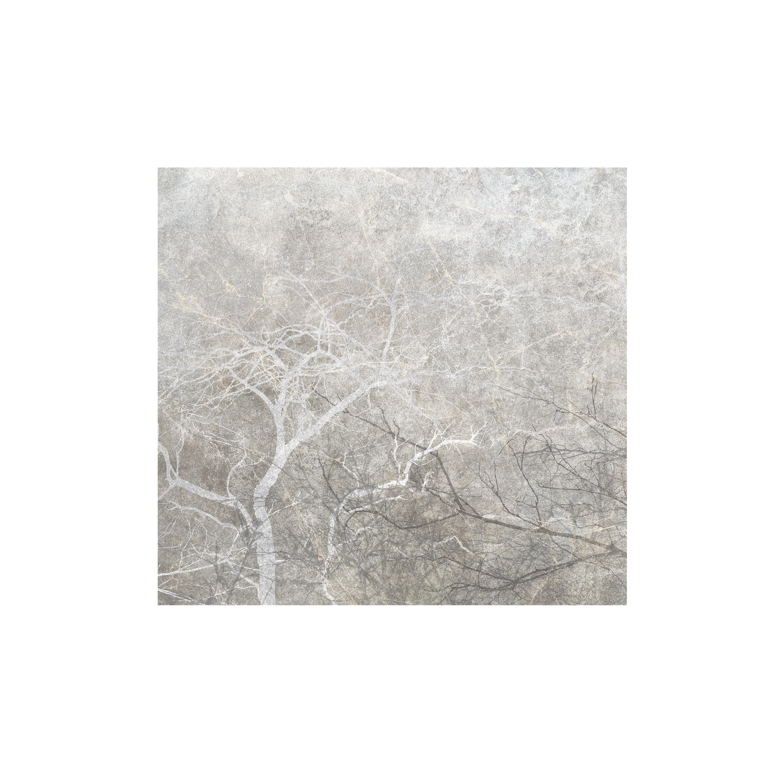 Mural Gray Fog Drzewa 400 x 280 cm struktura Art
