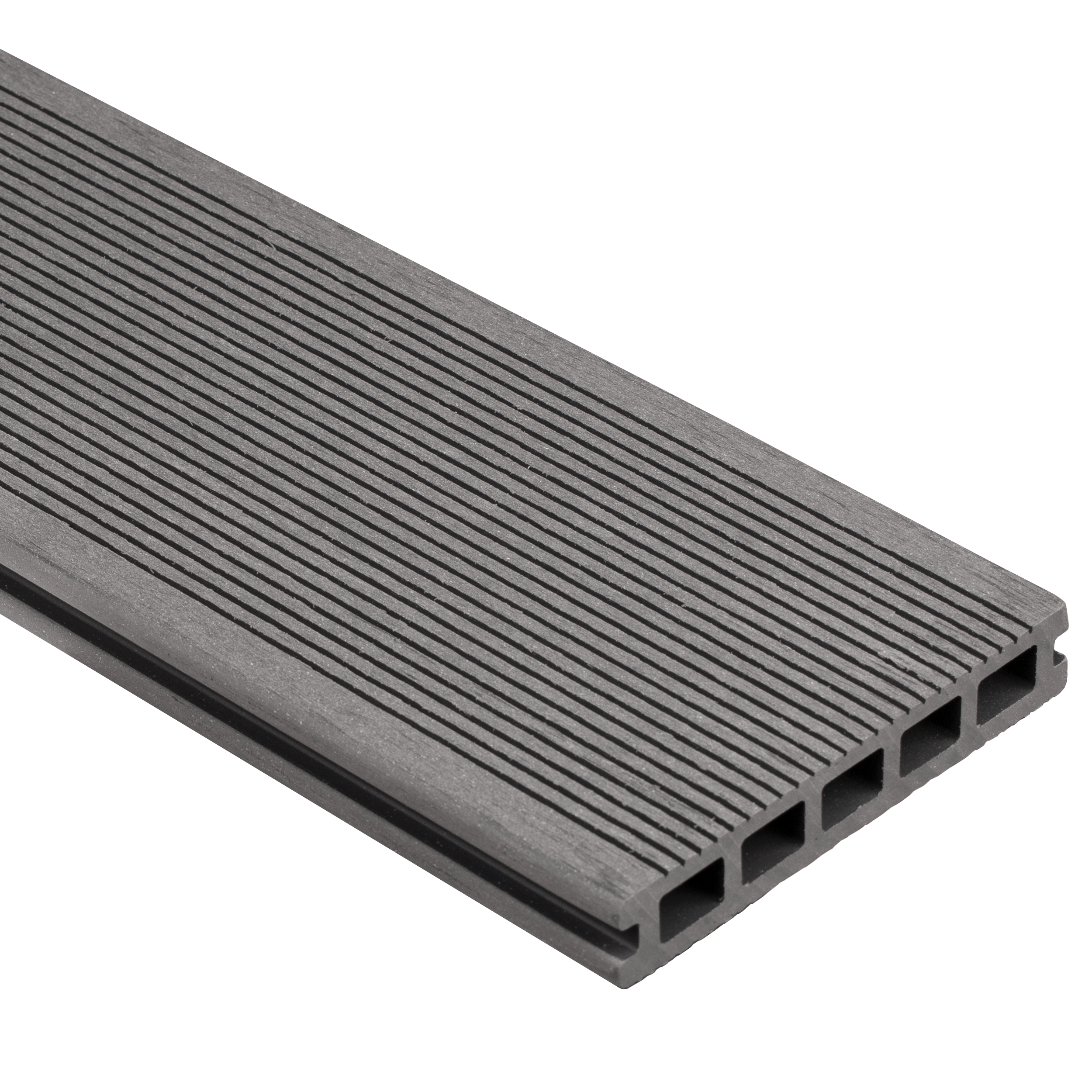 Deska tarasowa kompozytowa Modern 14.6x400x2.3 cm szary DLH
