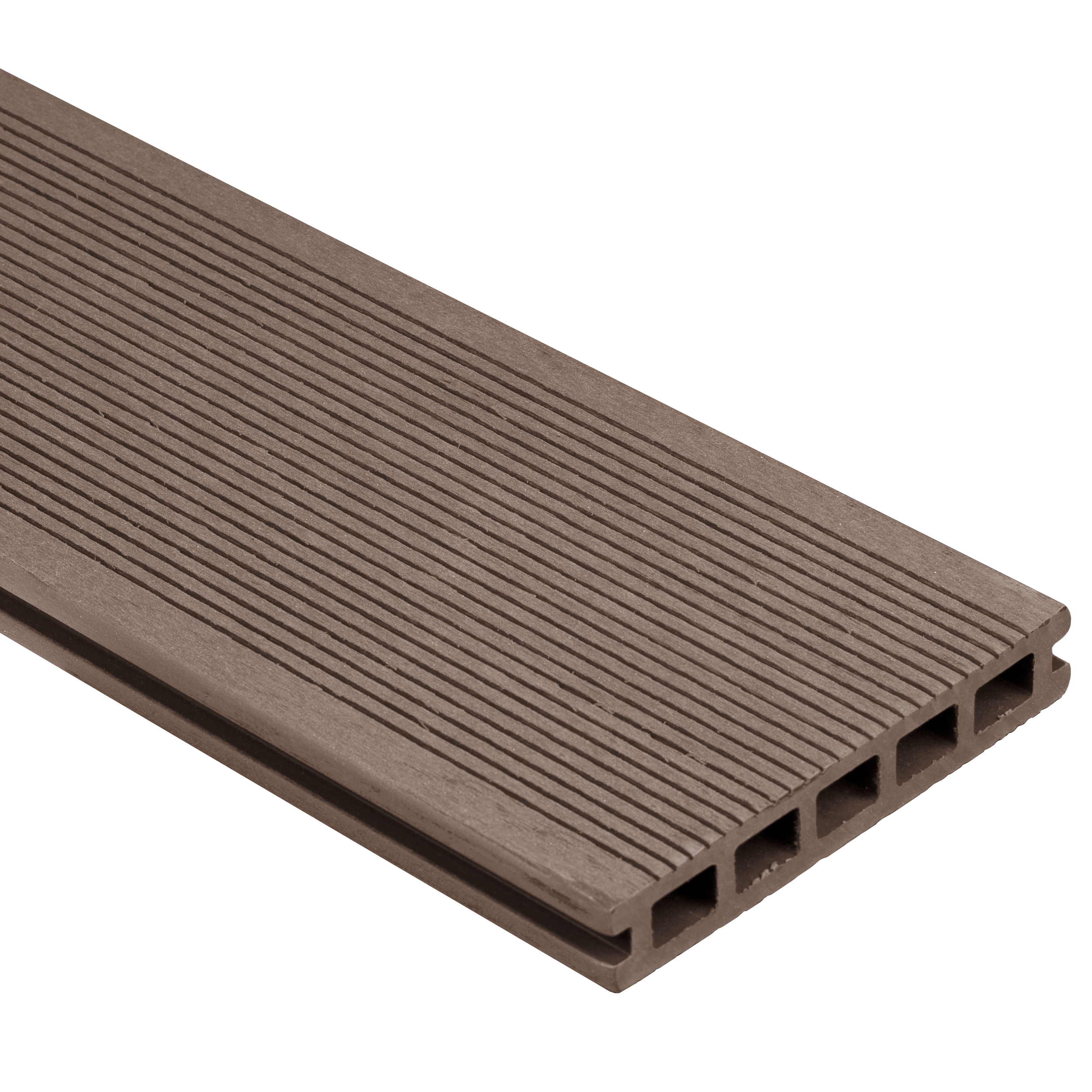 Deska tarasowa kompozytowa Modern 14.6x400x2.3 cm ciemny brąz DLH