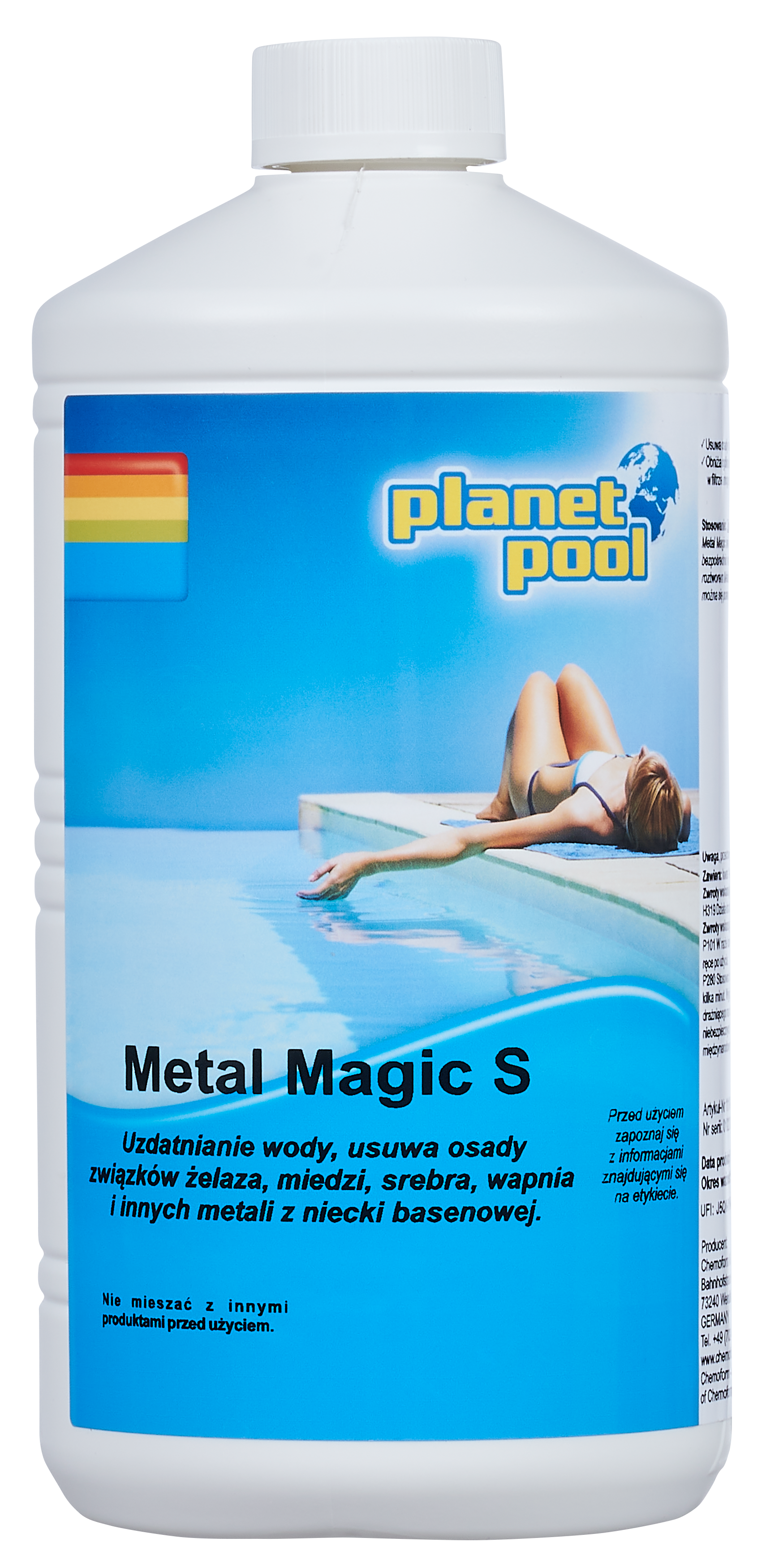 Metal Magic S preparat do usuwania metali z wody basenowej Planet Pool