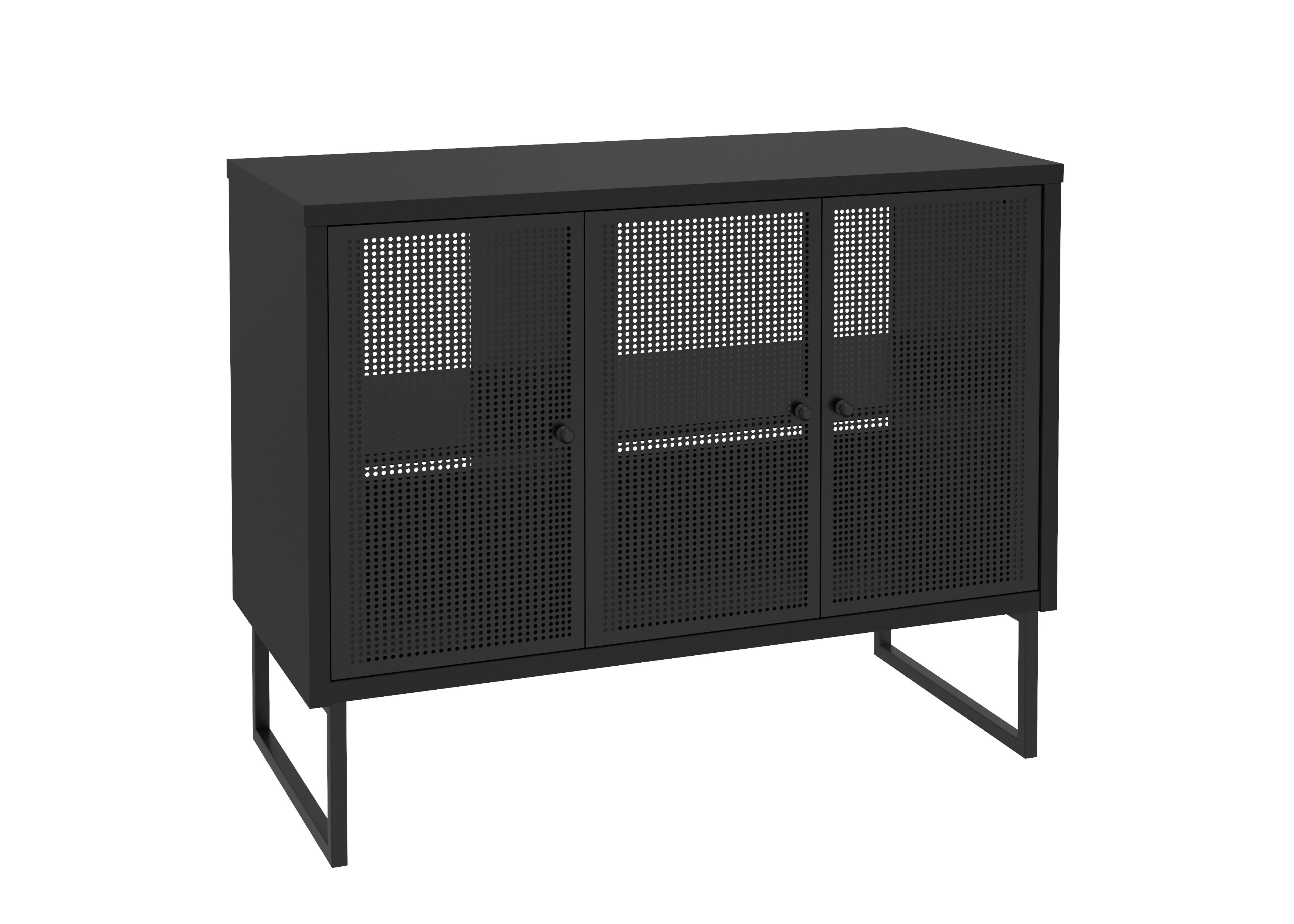 Szafka pod umywalkę stojąca Fiora 102x43.5x80 cm czarna Defra