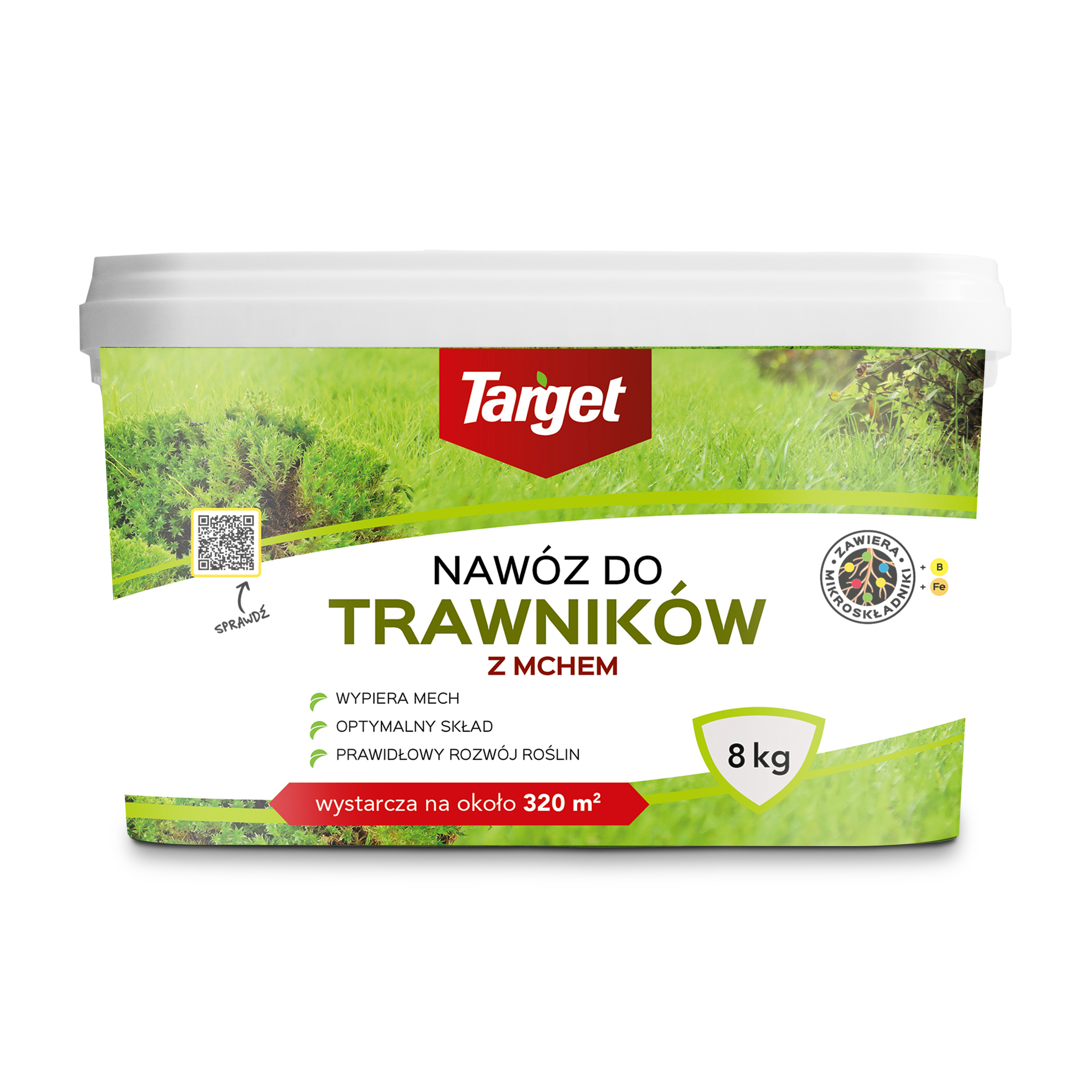 Nawóz do trawnika z mchem 8kg Target