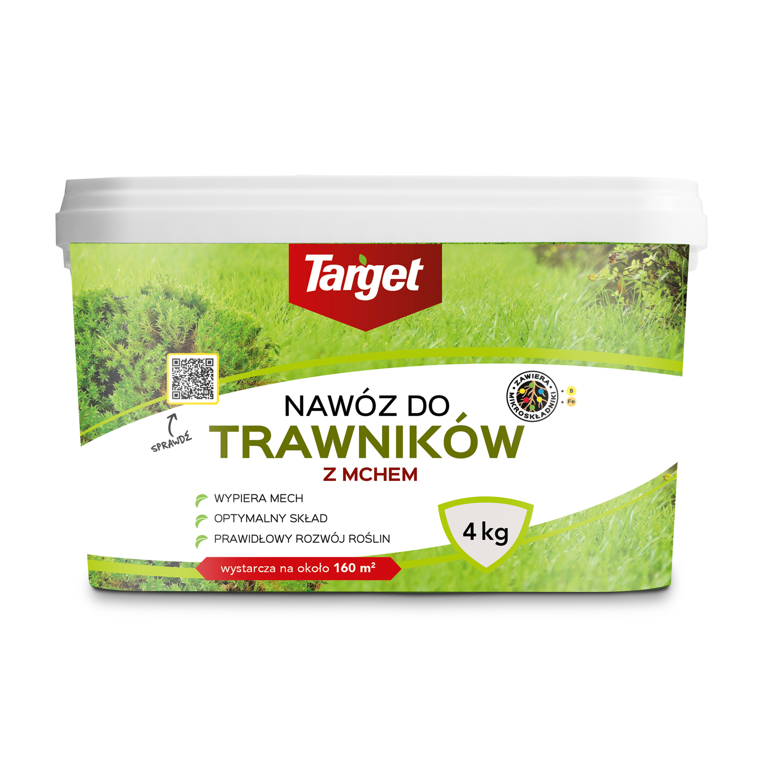 Nawóz do trawników z mchem 4kg Target