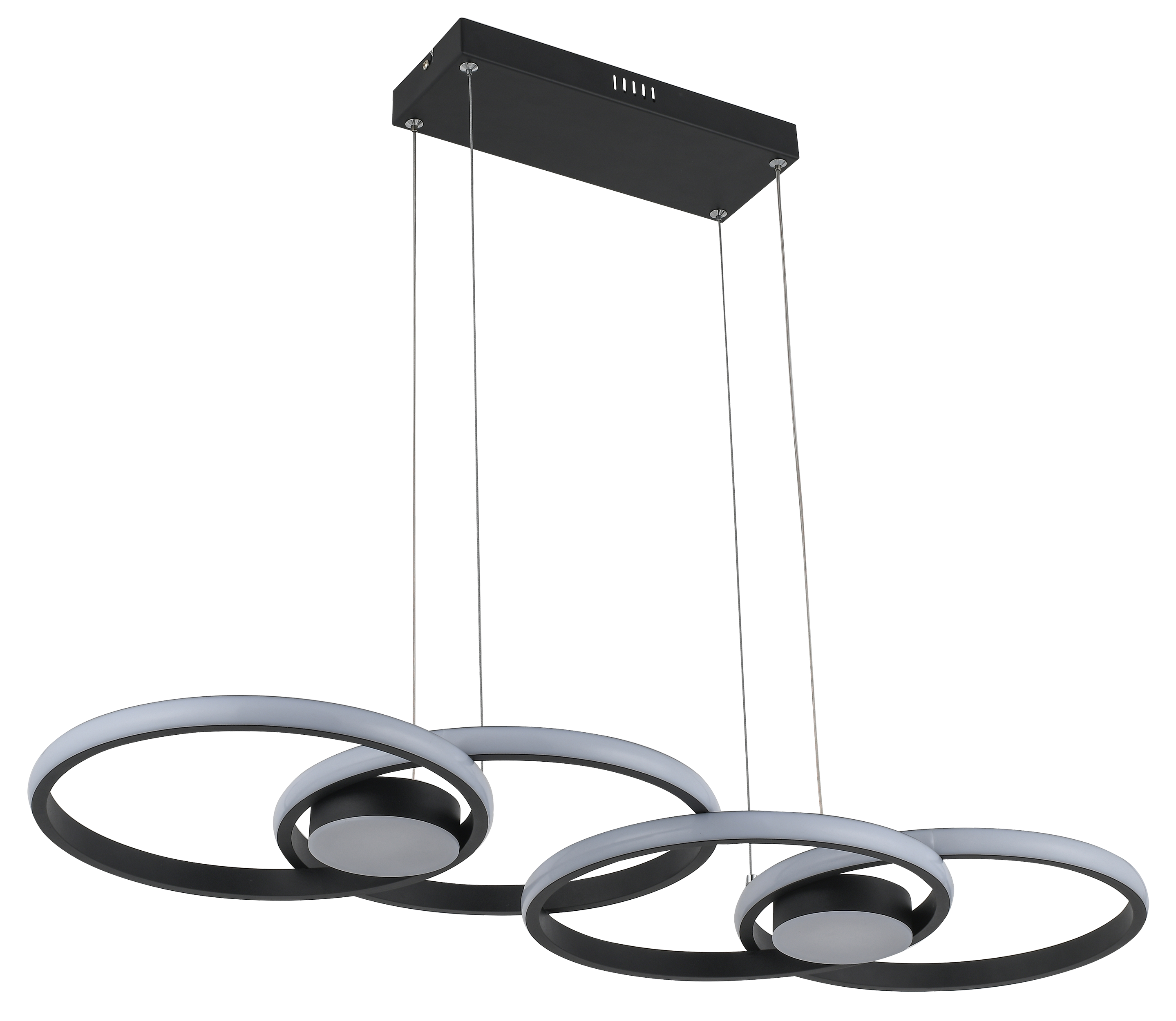 Lampa wisząca Audia czarna LED Reality
