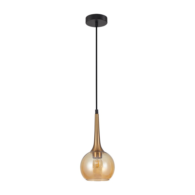 Lampa wisząca Favera złota E27 Italux