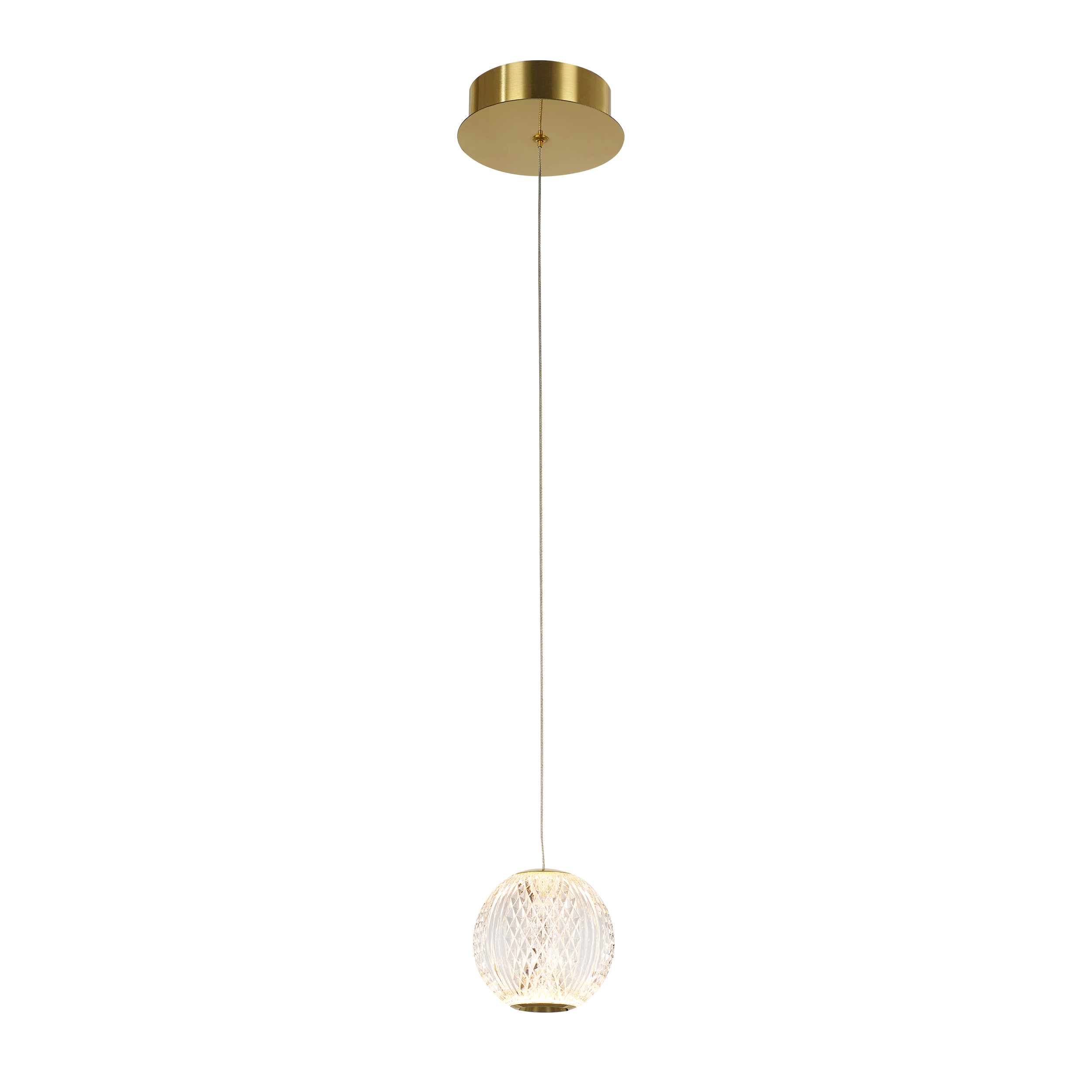 Lampa wisząca Rosario złota 280 lm LED Italux