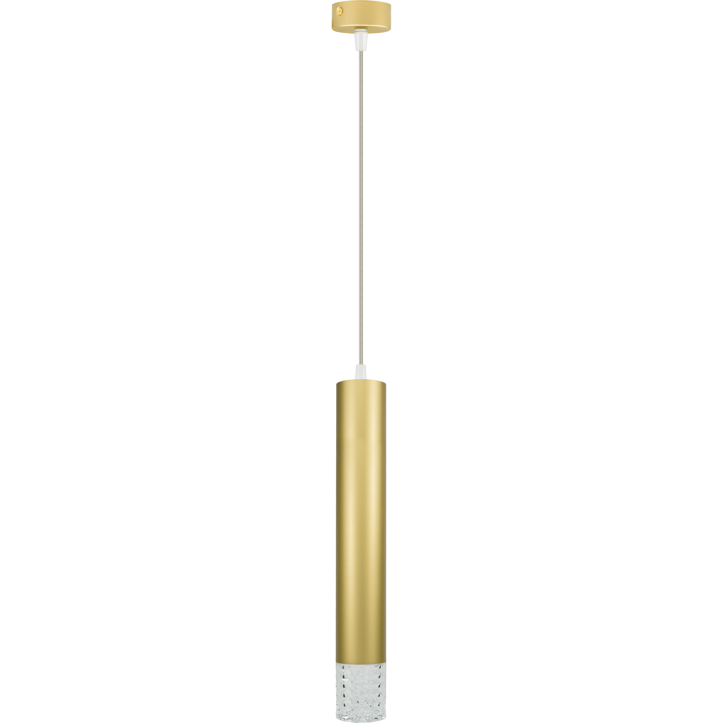 Lampa wisząca Tubi złota GU10 Milagro