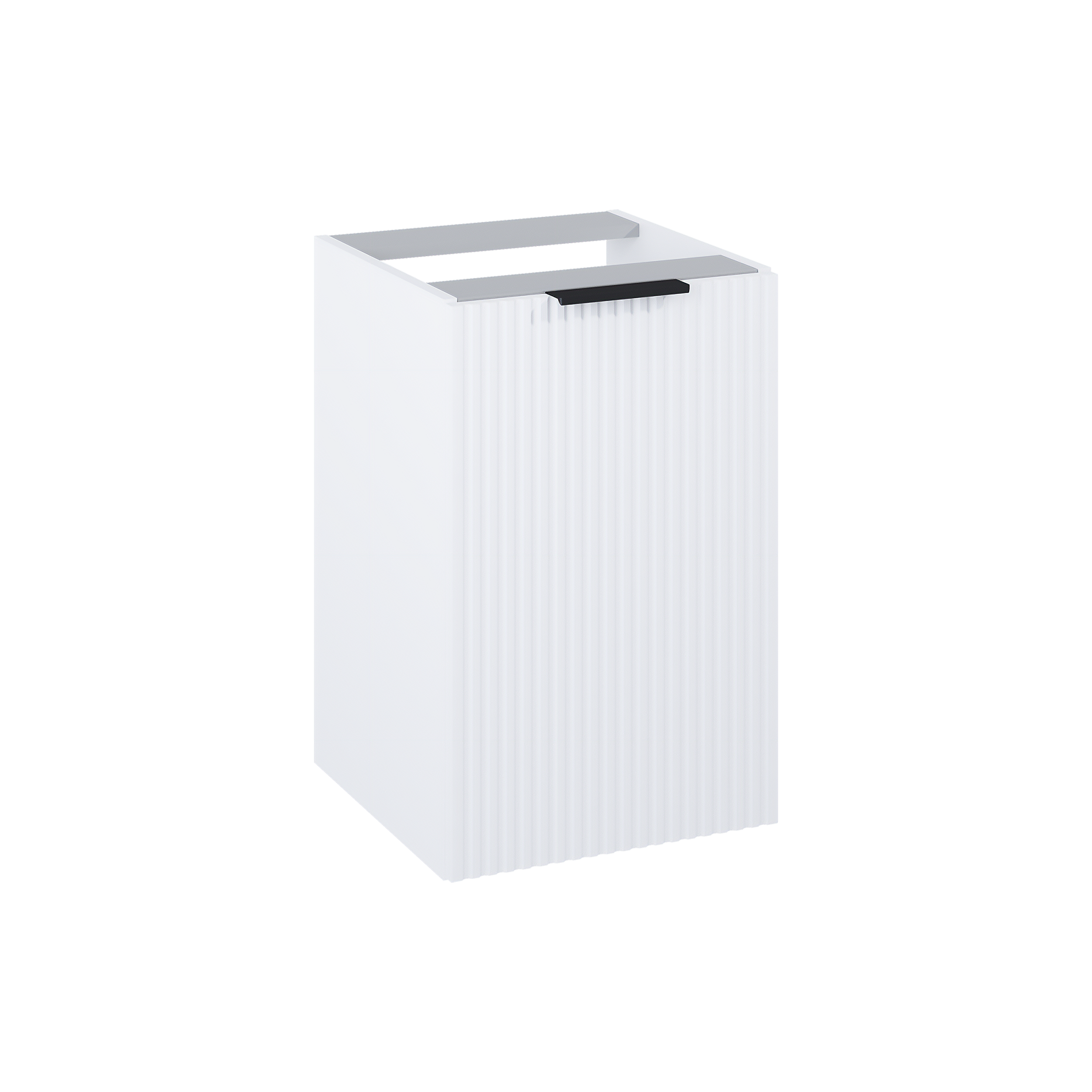 Szafka łazienkowa wisząca Nabel 40x45.2x63.5 cm biały mat Roca