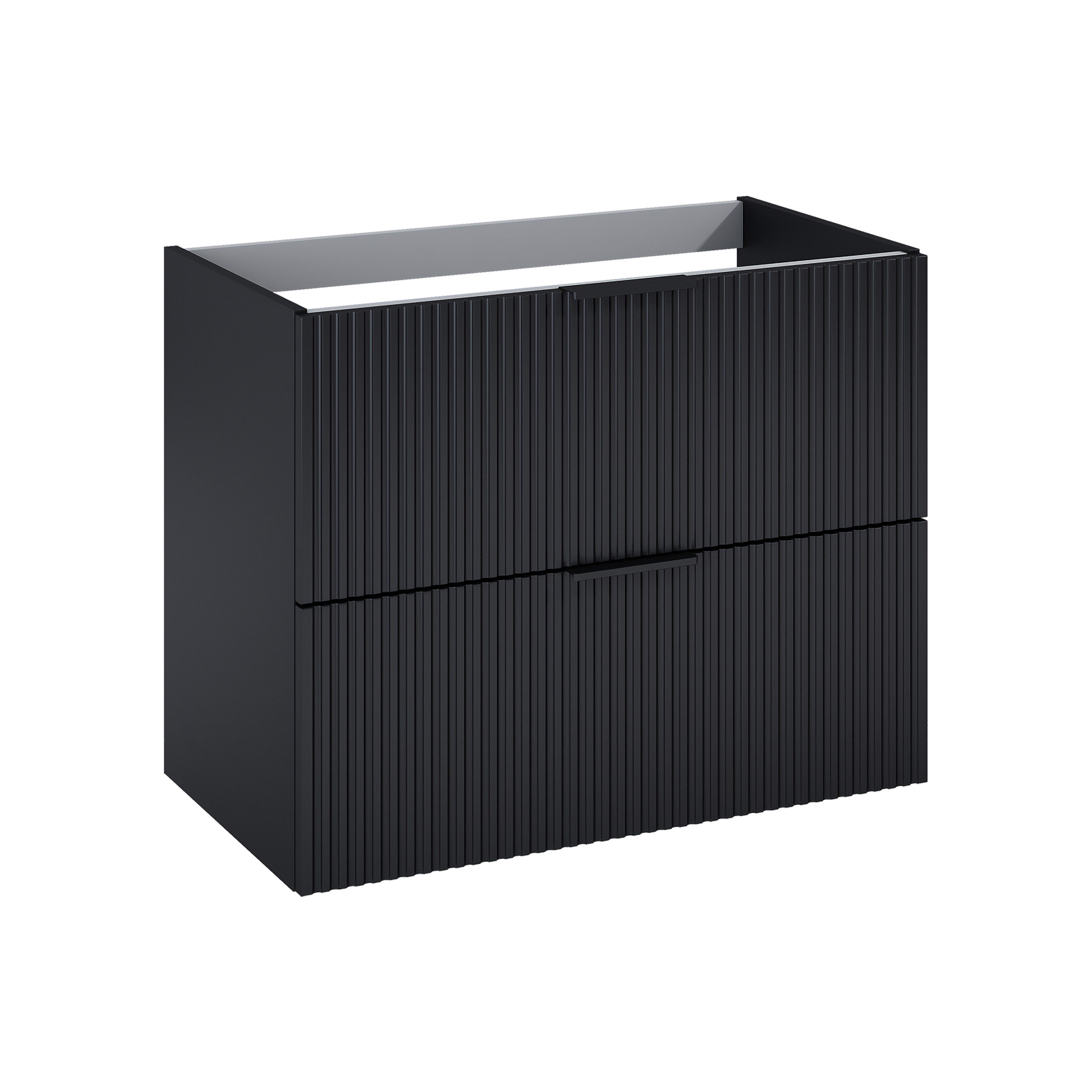 Szafka pod umywalkę Nabel 80x45.2x63.5 cm czarny mat Roca