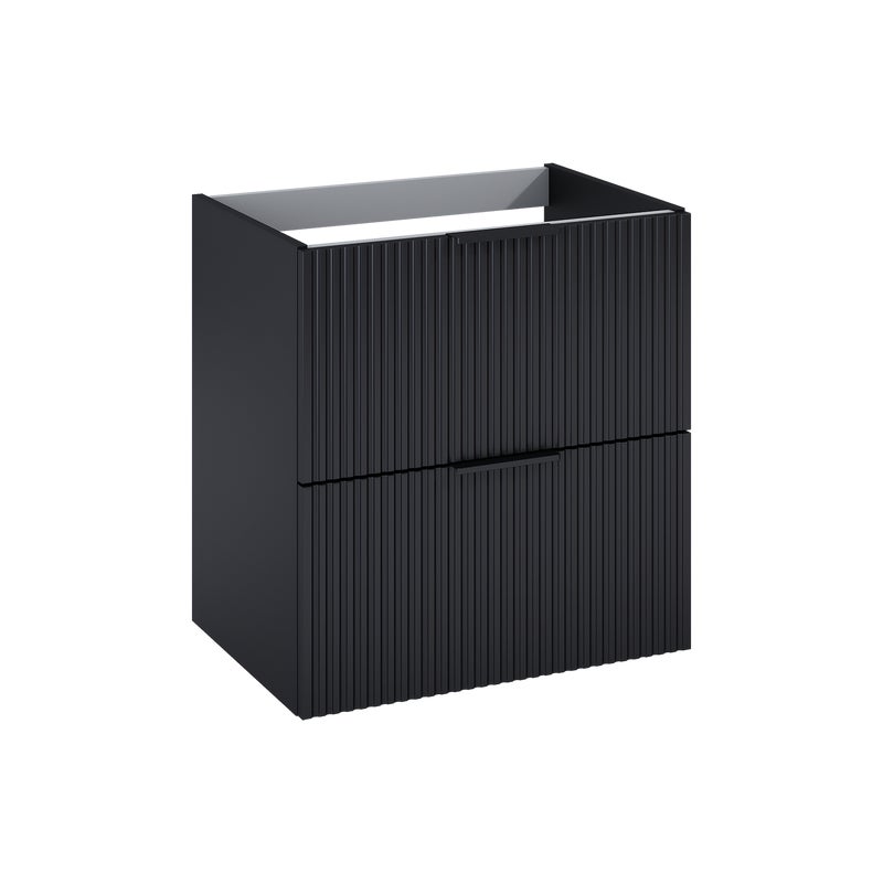 Szafka pod umywalkę Nabel 60x45.2x63.5 cm czarny mat Roca