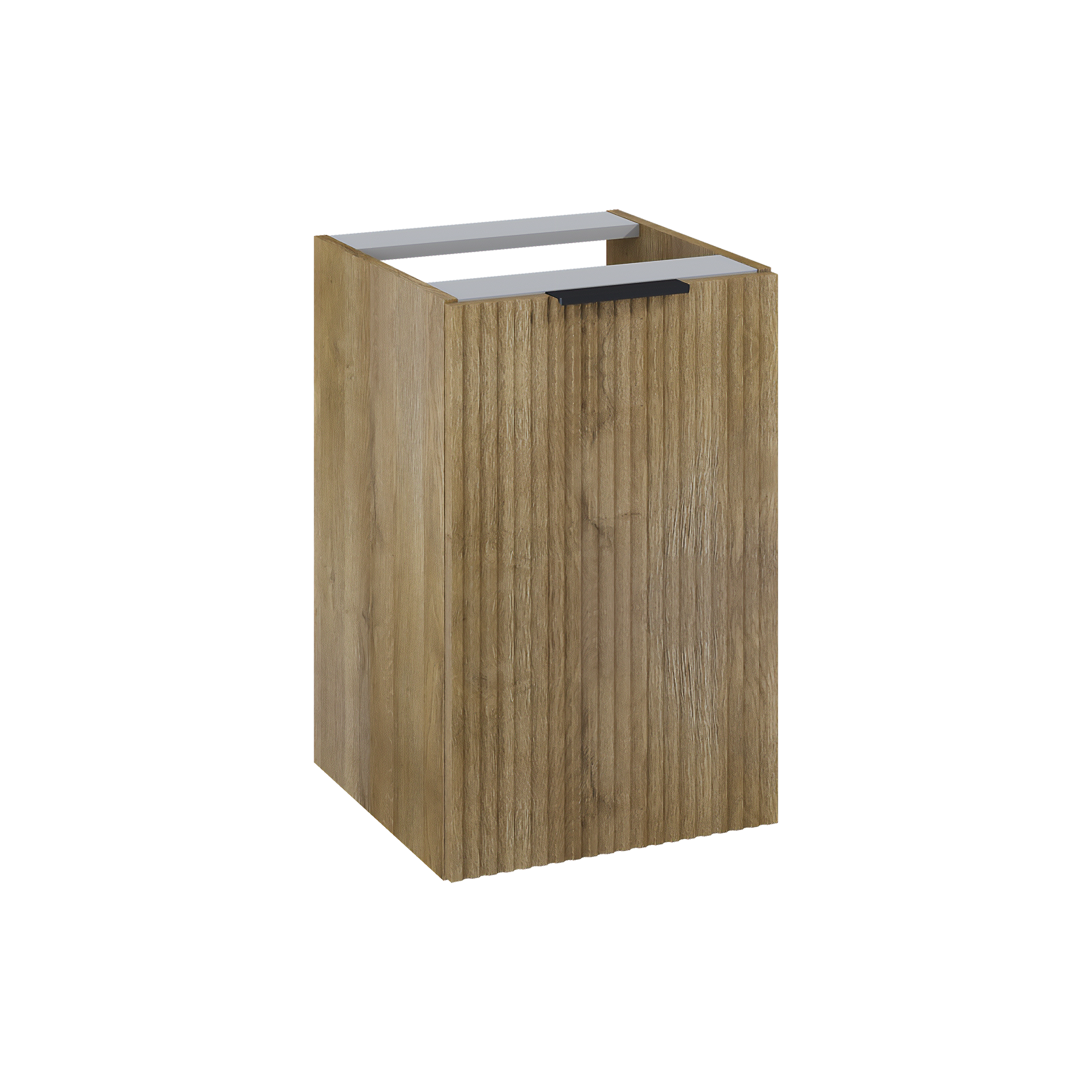 Szafka łazienkowa wisząca Nabel 40x45.2x63.5 cm dąb natural Roca