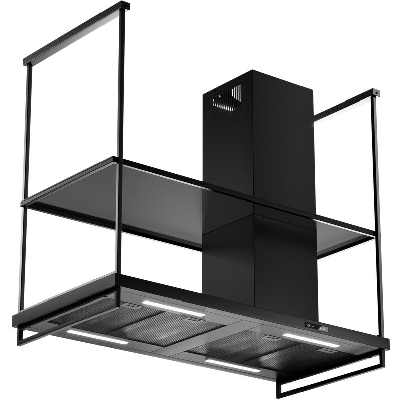 Okap wyspowy WK-9 Lungo 120 cm czarny Akpo