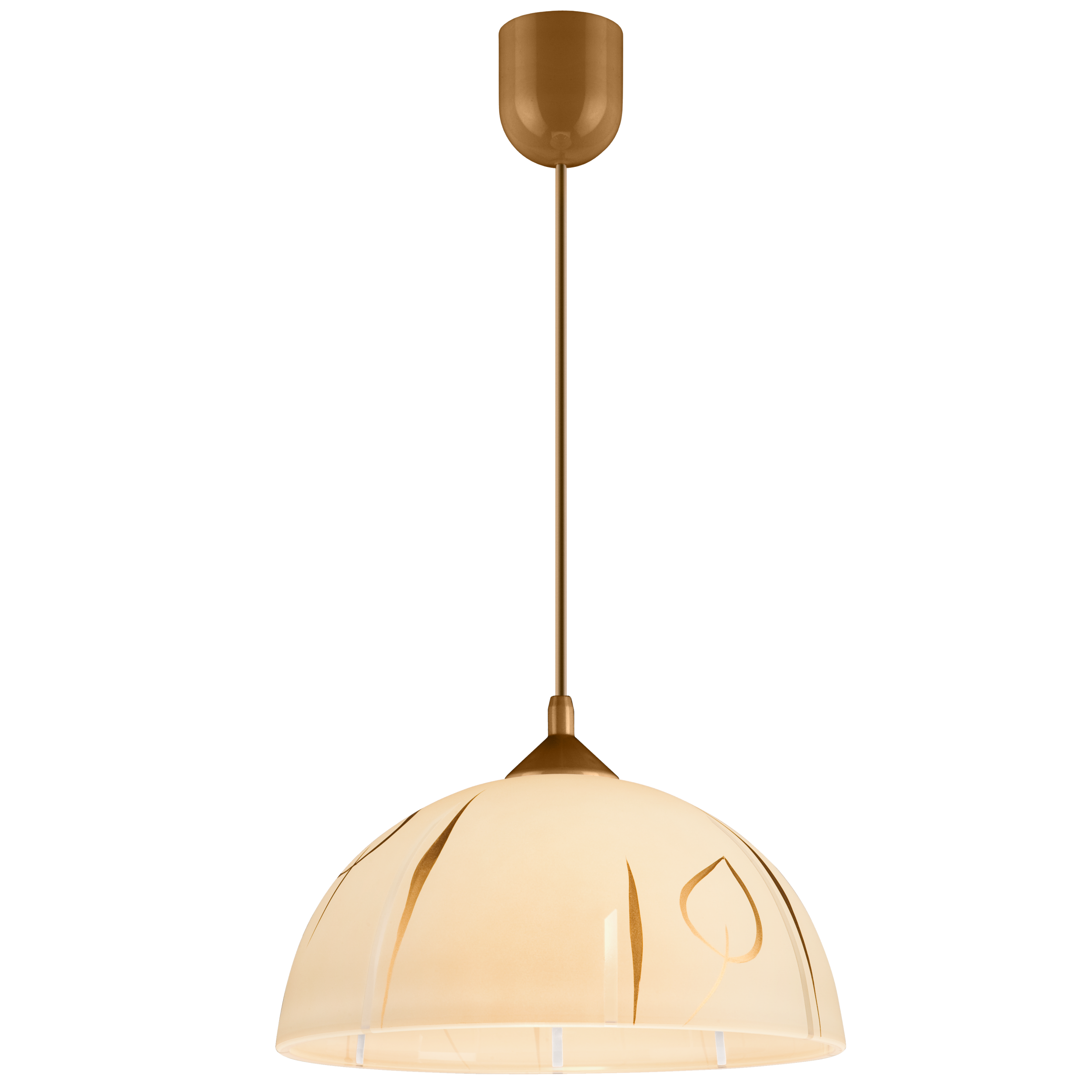 Lampa wisząca Marcy złota E27 Lamkur