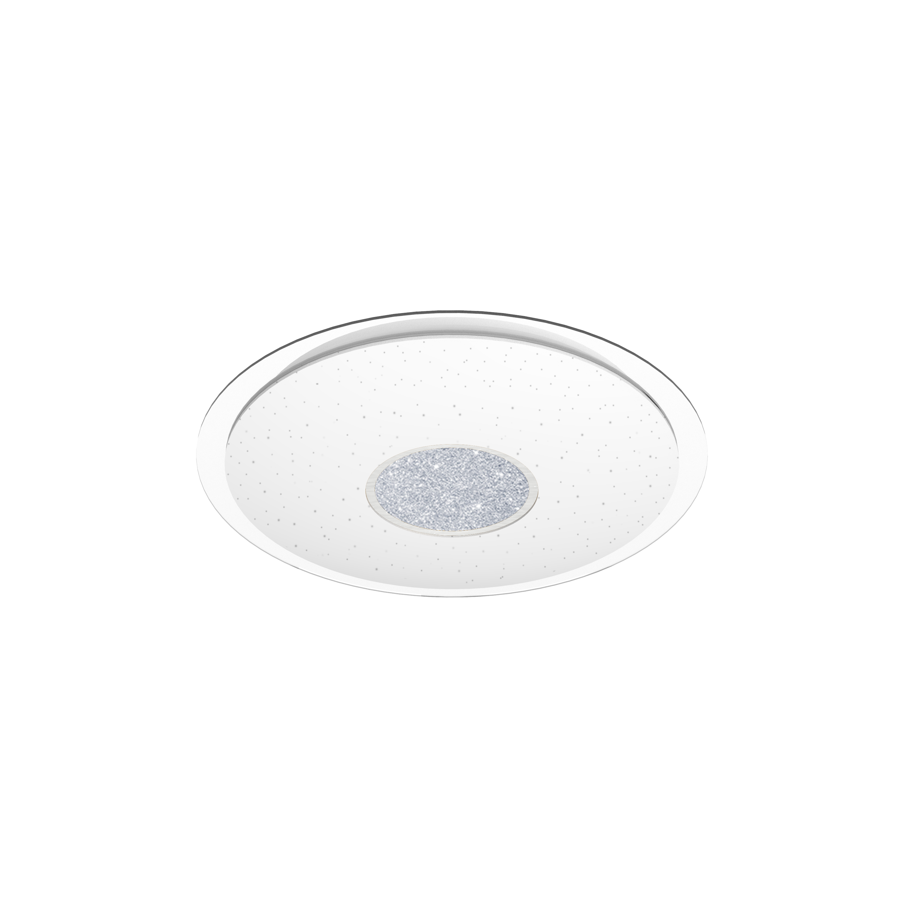 Plafon Vizzini z pilotem LED 3400 lm 20W RGBW śr. 40 cm biały IP44 Inspire