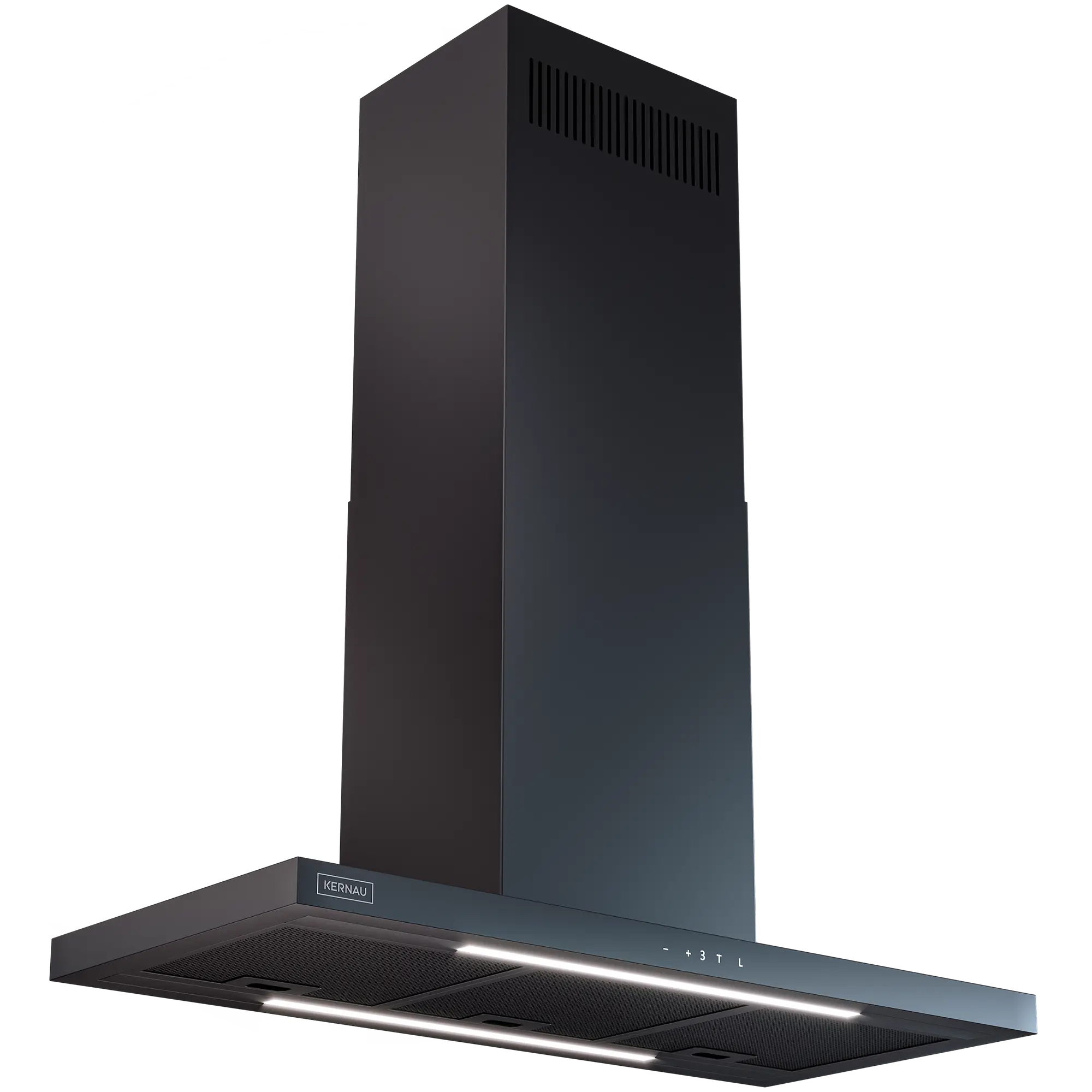 Okap wyspowy KCH1090B Island Kitchen Connect 90 cm czarny Kernau