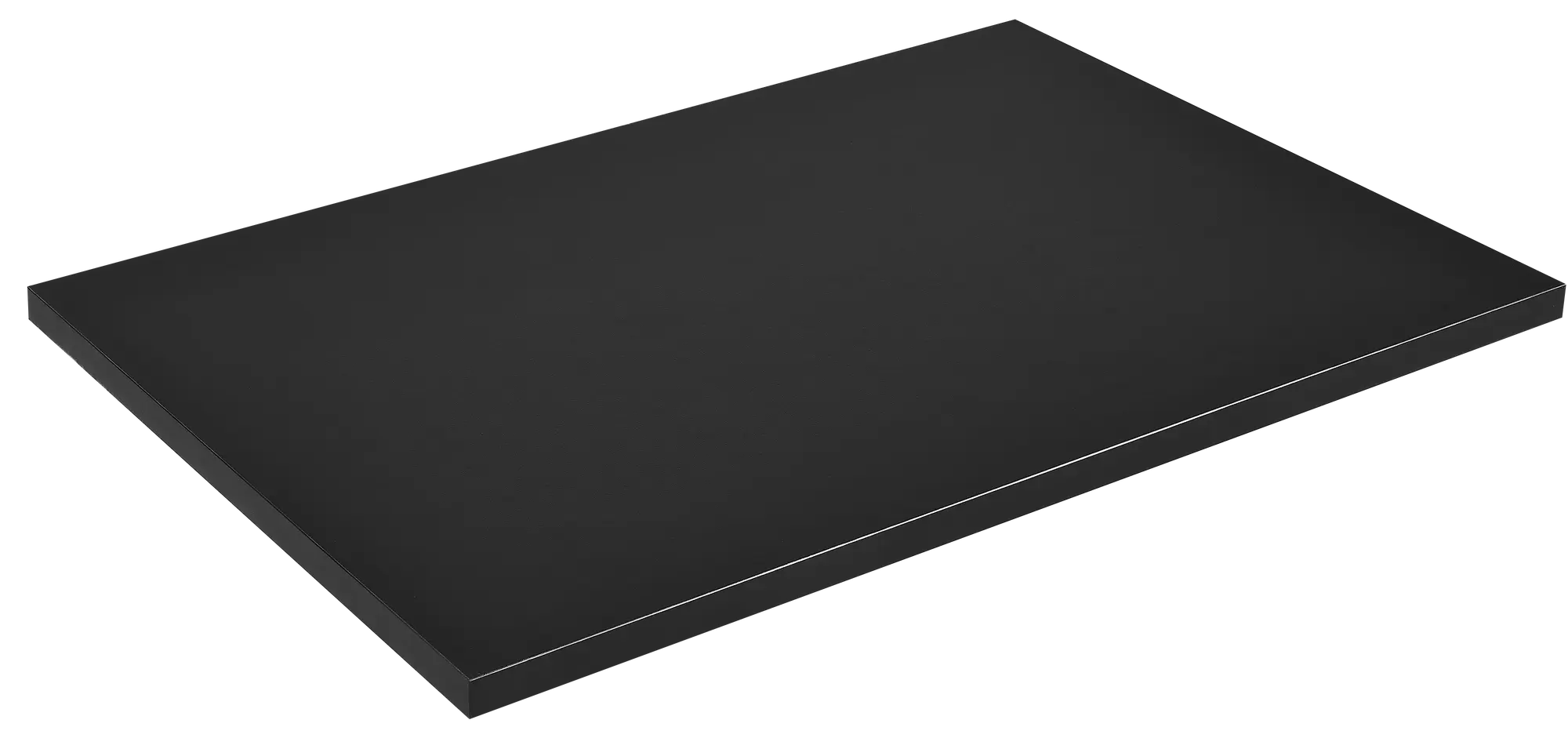 Półka ścienna meblowa Czarna 1.8x20x60 cm Floorpol