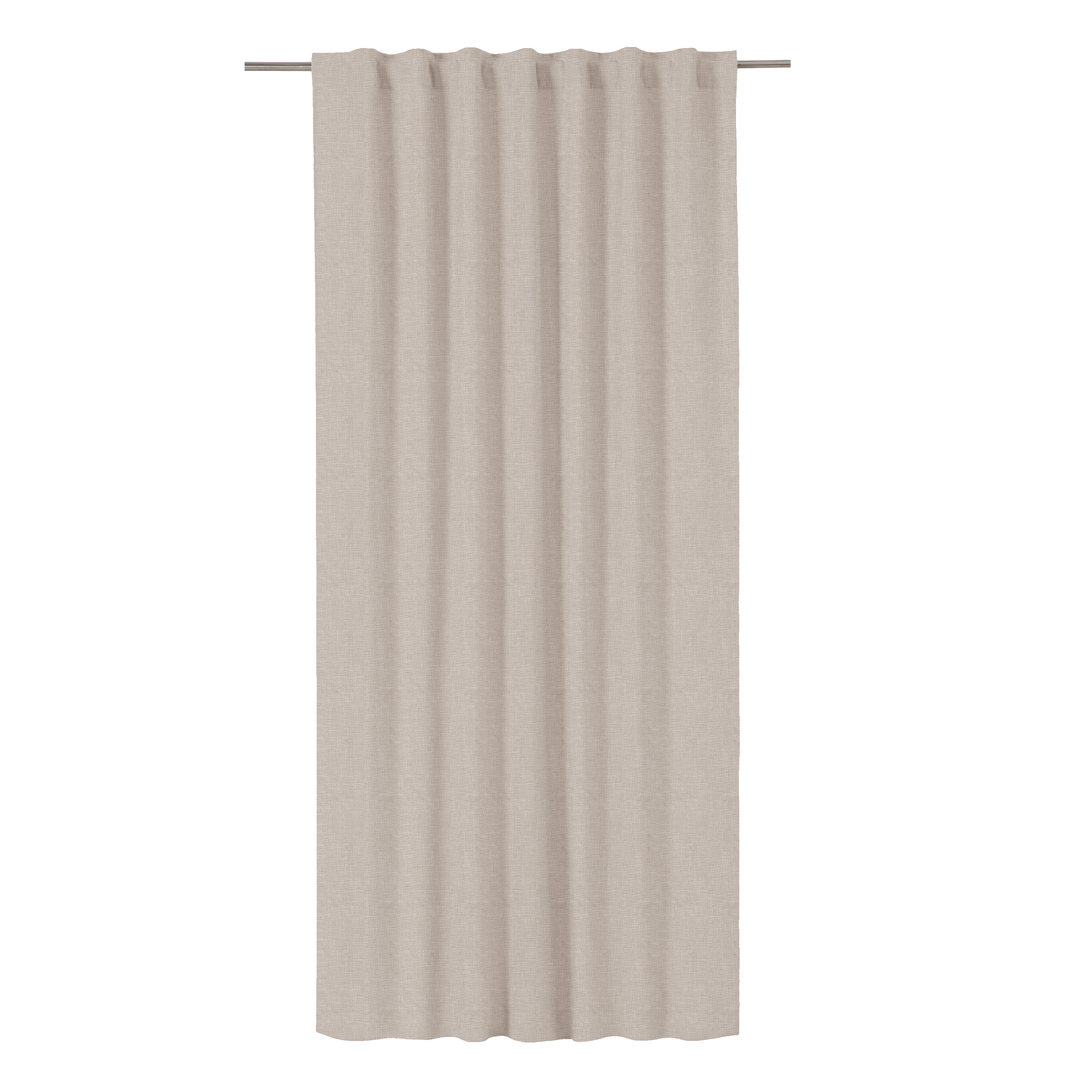 Zasłona Raspberry Trench beżowa 200 x 280 cm na taśmie Inspire