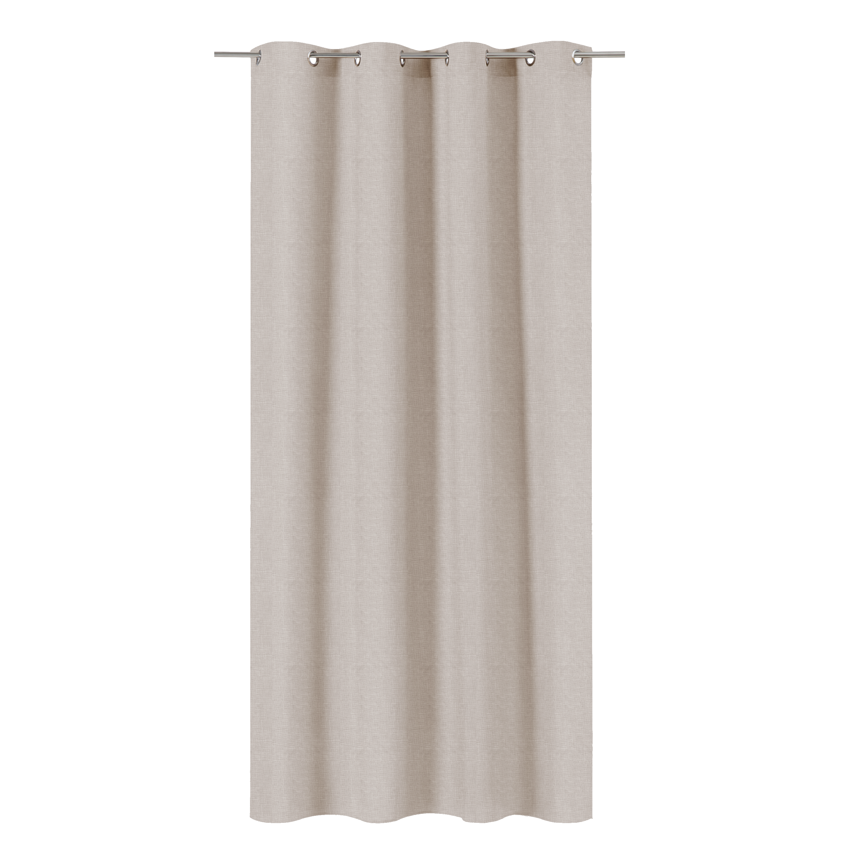 Zasłona Raspberry Trench beżowa 140 x 280 cm na przelotkach Inspire
