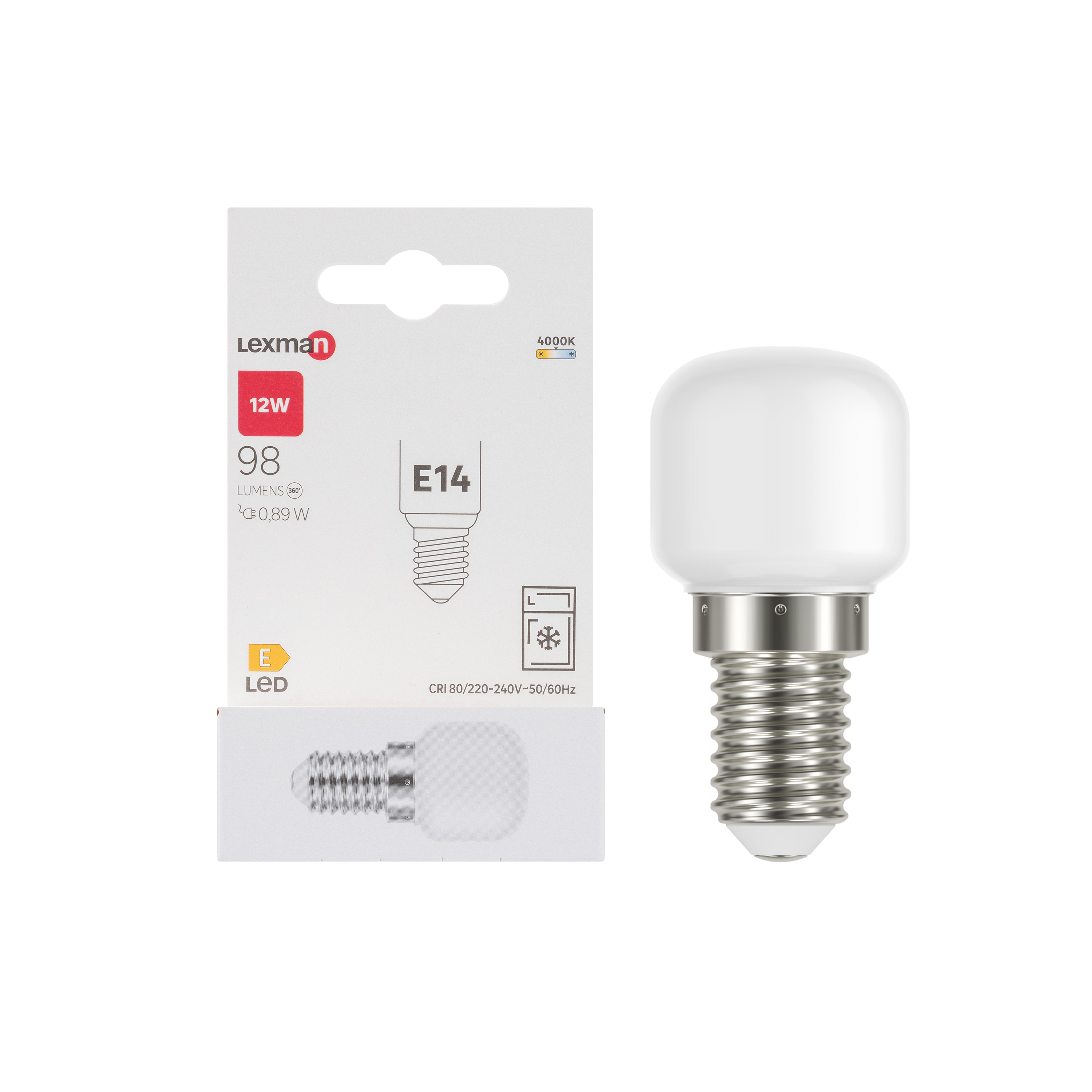 Żarówka LED do okapu i lodówki E14 0,89 W 98 lm Neutralna biel Lexman