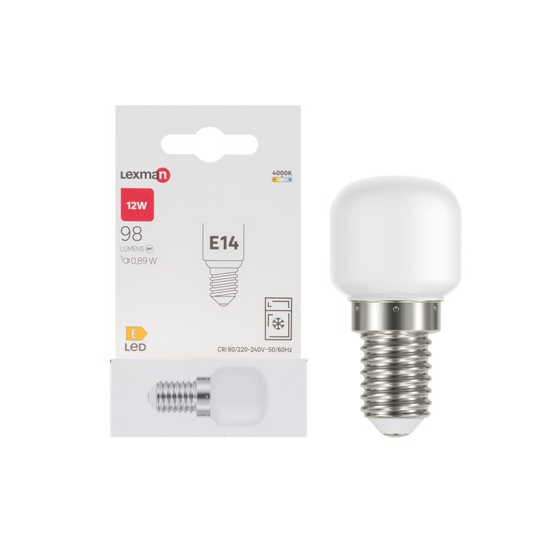 Żarówka LED do okapu i lodówki E14 0,89 W 98 lm Neutralna biel Lexman